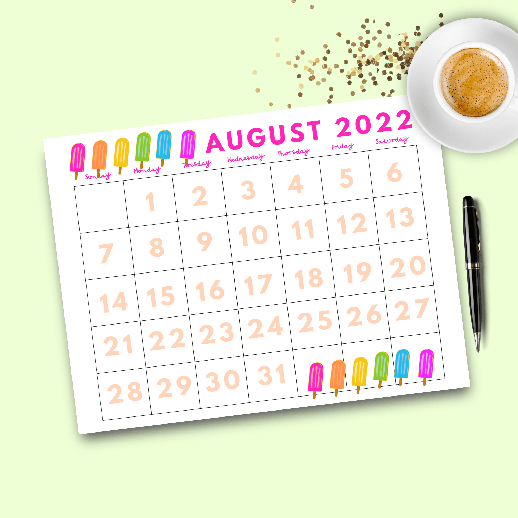 August 2022 Calendar Wallpapers Top Free August 2022 Calendar