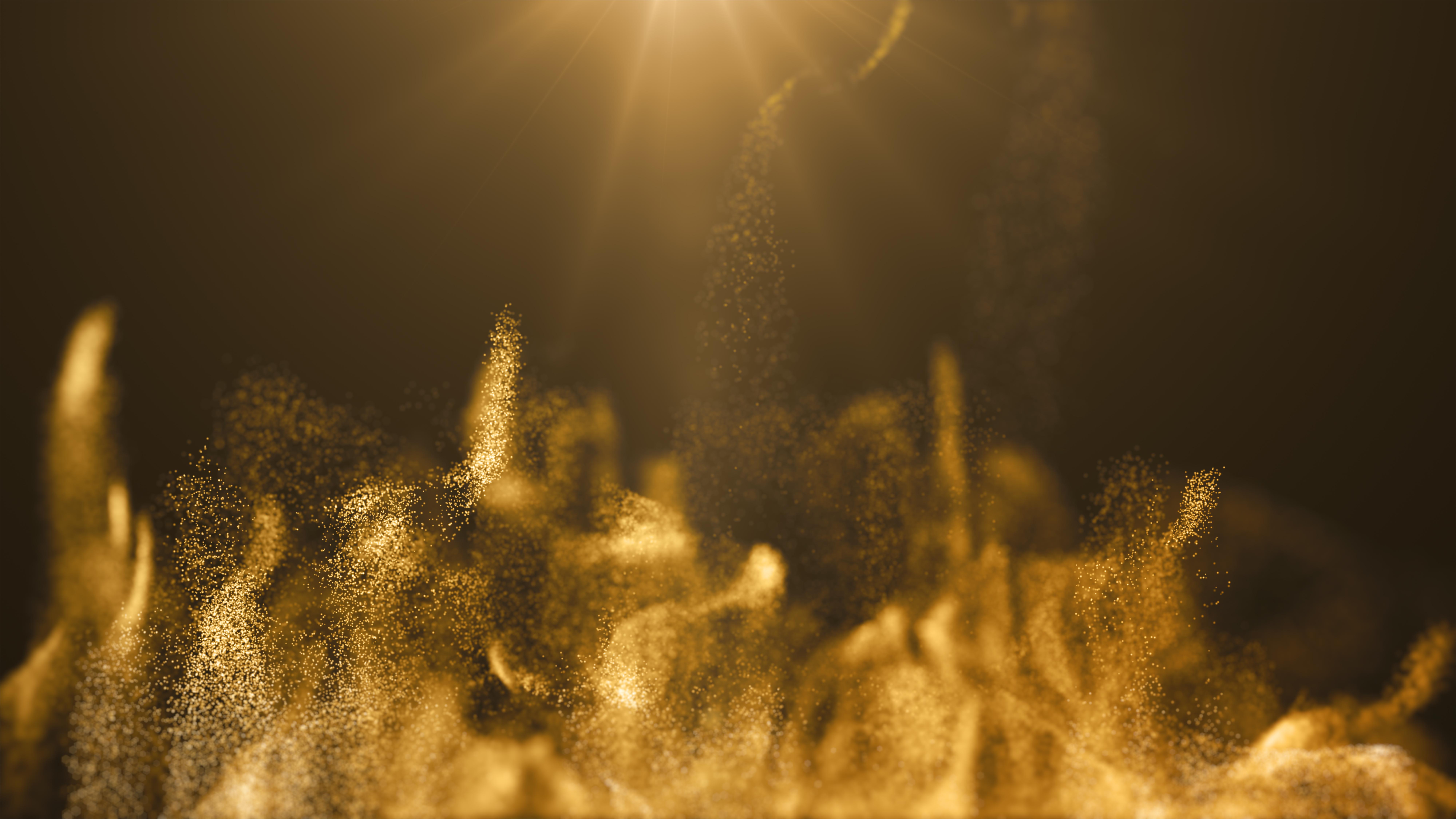 8000x4500 Golden Particles , Image and Background for Free Download