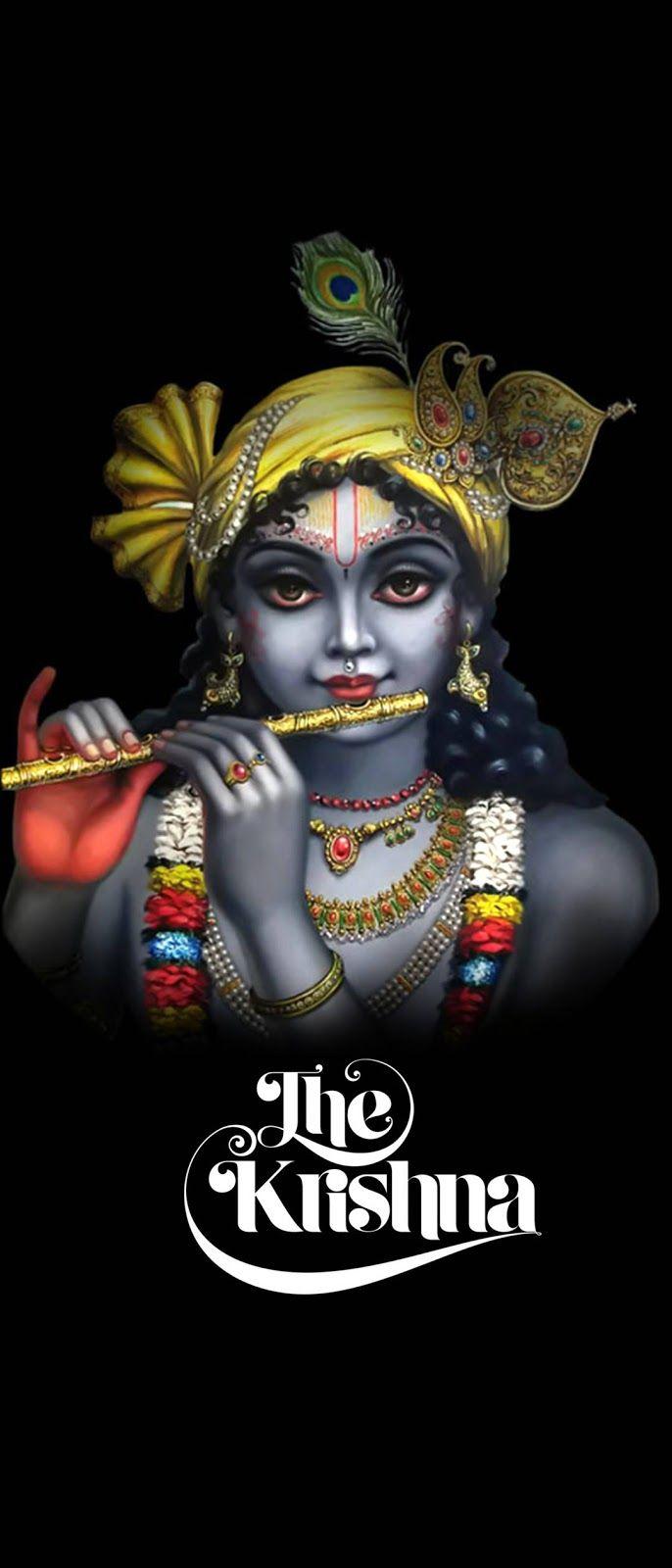 686x1600 Lord Krishna art Mobile Wallpaper. Lord krishna, Mobile wallpaper, Lord krishna HD wallpaper