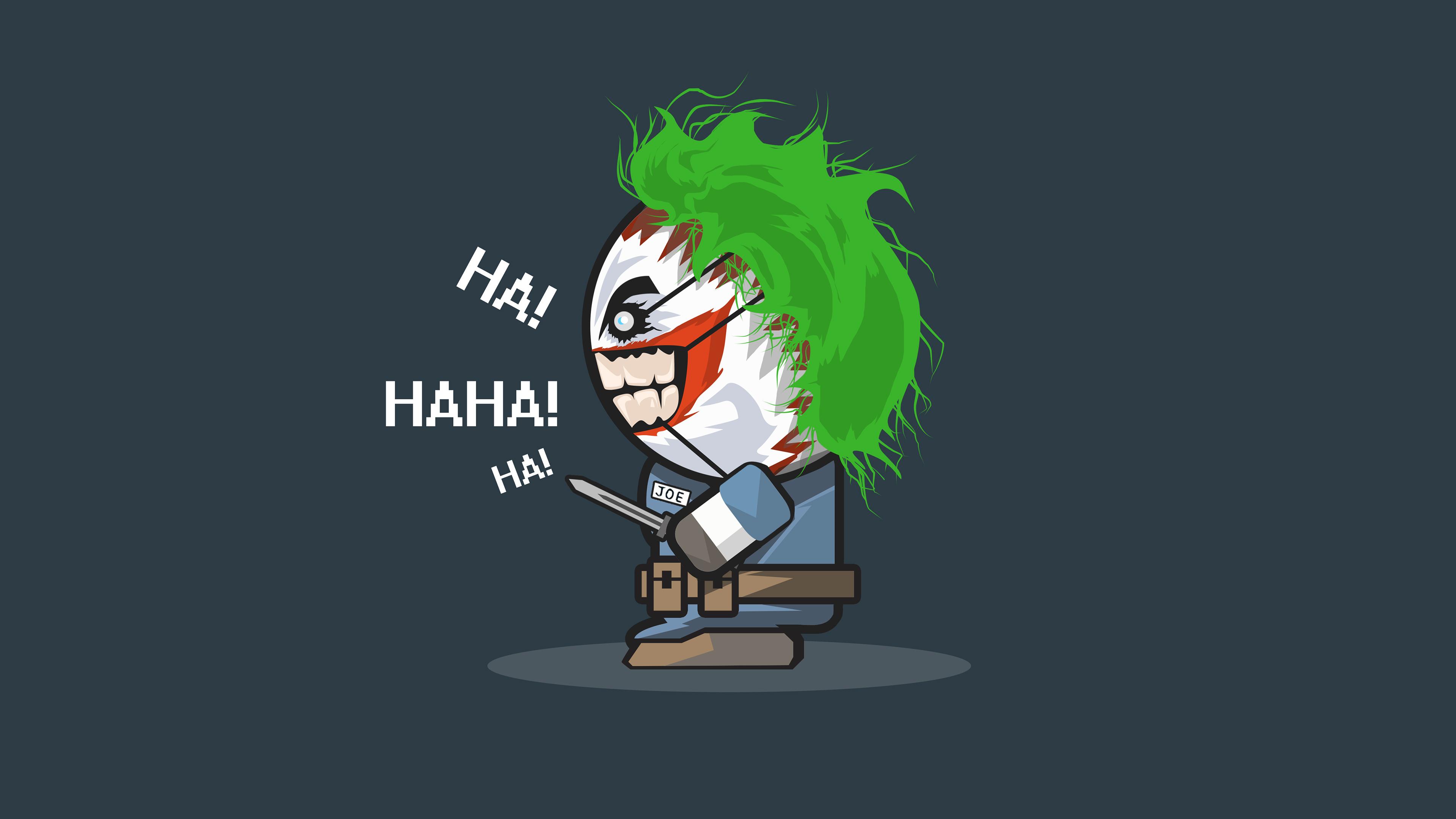 3840x2160 Joker Haha, HD Superheroes, 4k Wallpaper, Image, Background, Photo and Picture
