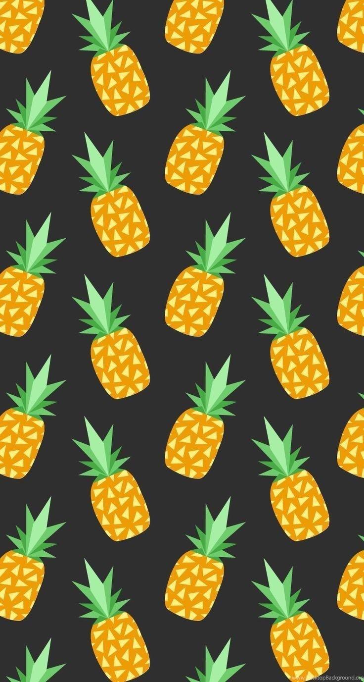 736x1377 Pineapple Wallpaper Desktop Background
