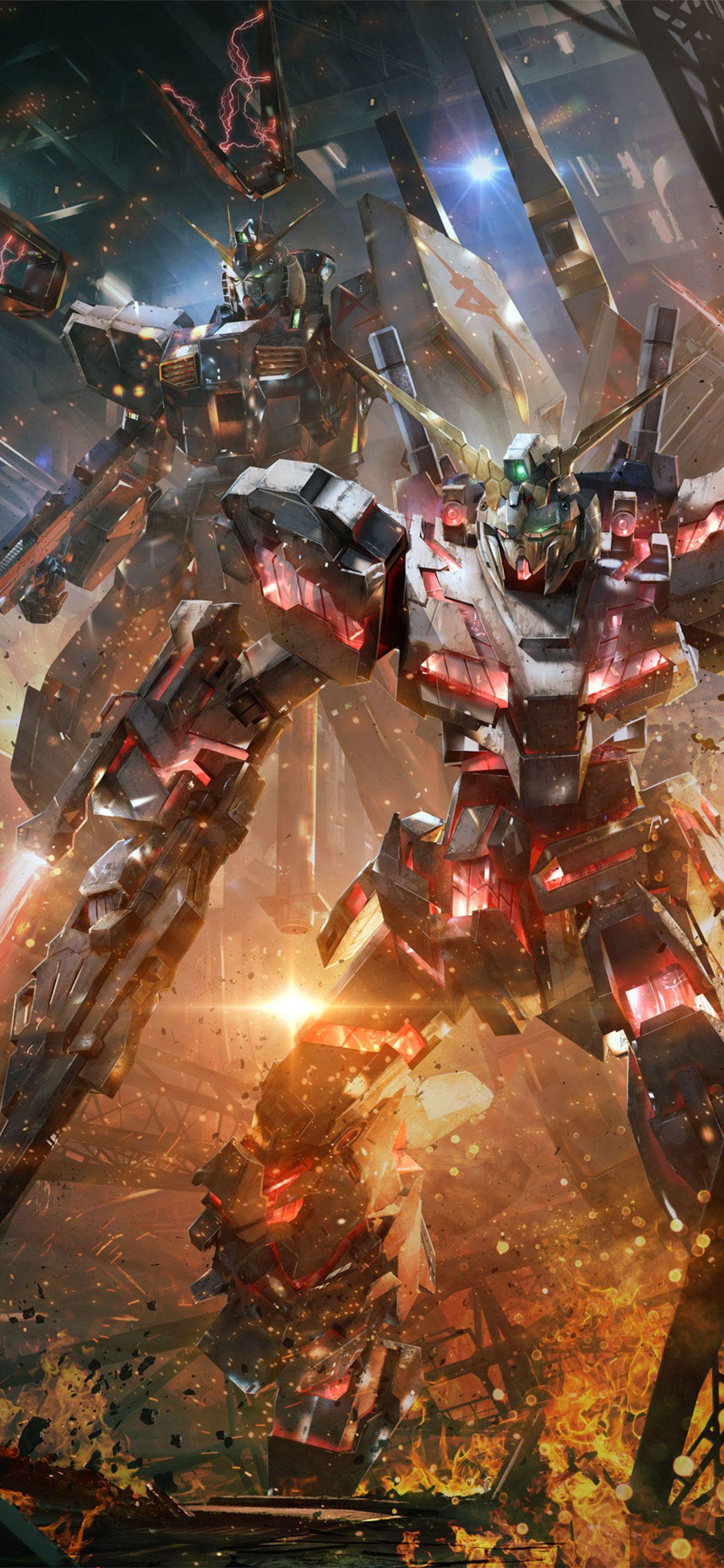 1242x2688 Gundam so với iPhone XS MAX HD 4k Hình nền, Hình ảnh