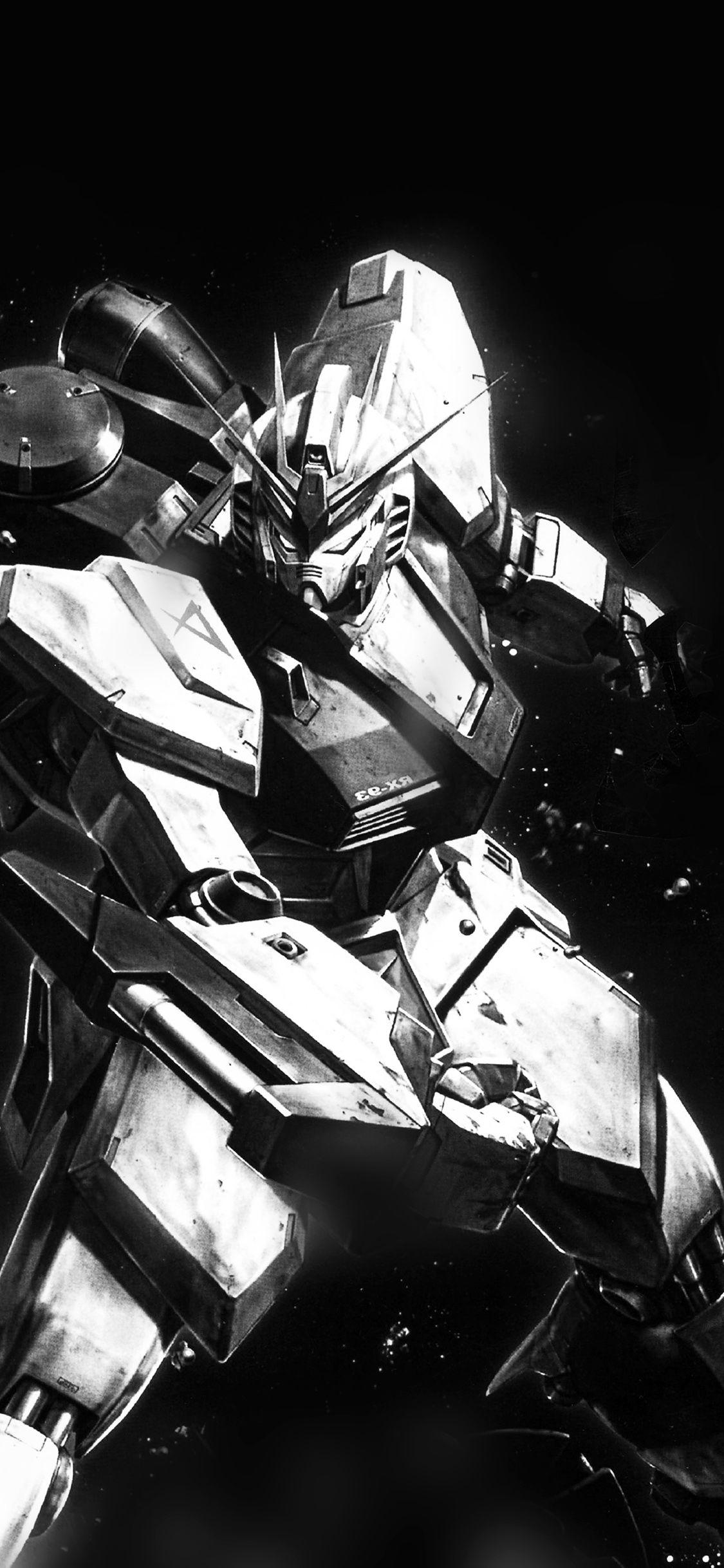 Black Gundam Wallpapers Top Free Black Gundam Backgrounds Wallpaperaccess