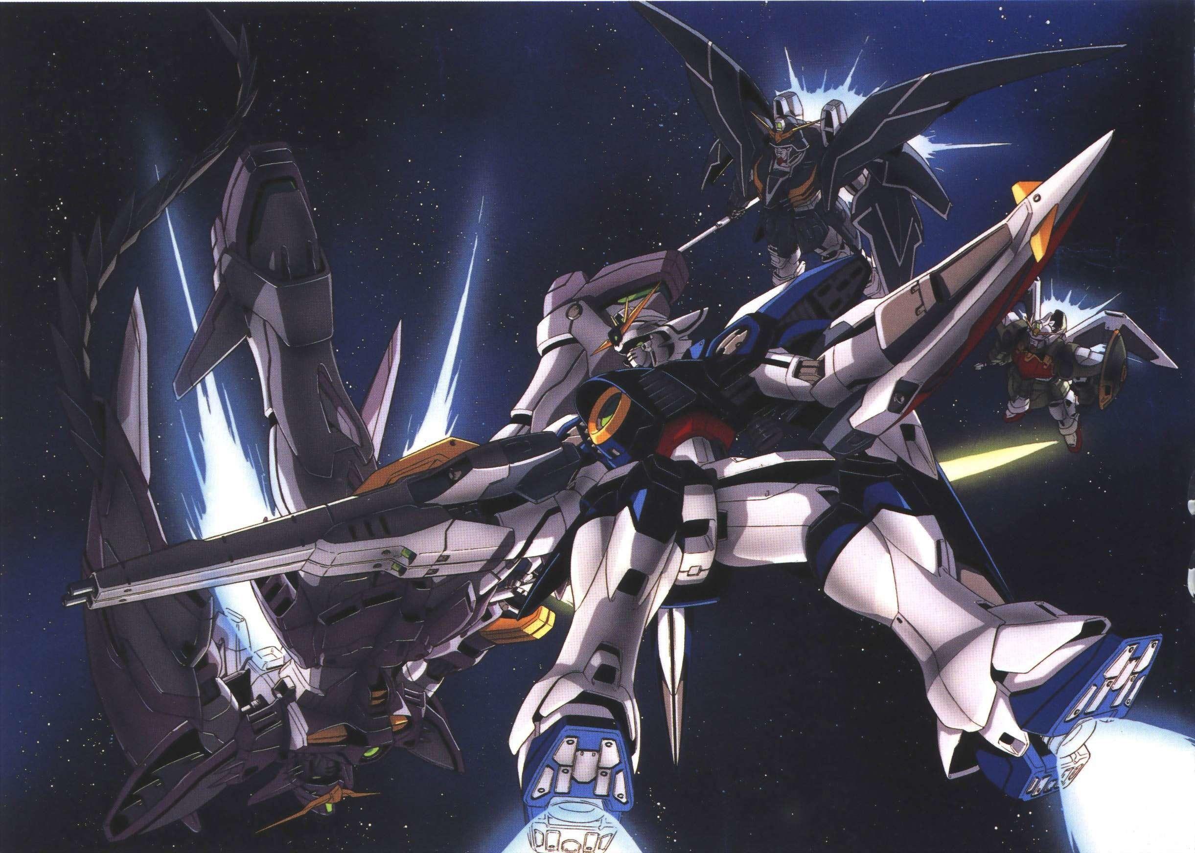 2442x1744 Gundam Wing Zero Wallpaper