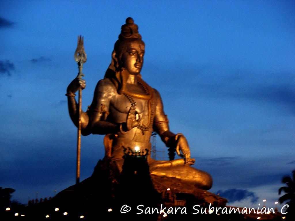 1024x768 Lord Shiva Murudeshwara Temple Karnataka HD Image & Wallpaper