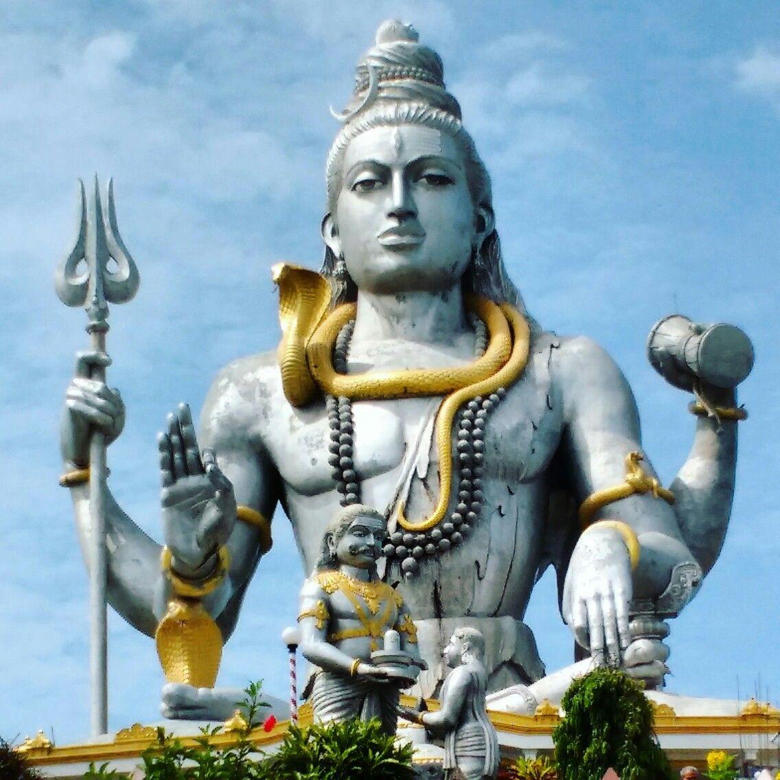 1136x1136 Murdeshawr, shiva temple, with the 2nd largest shiva statue, located in Karnataka, India. Statue, Shiva statue, iPhone wallpaper smoke