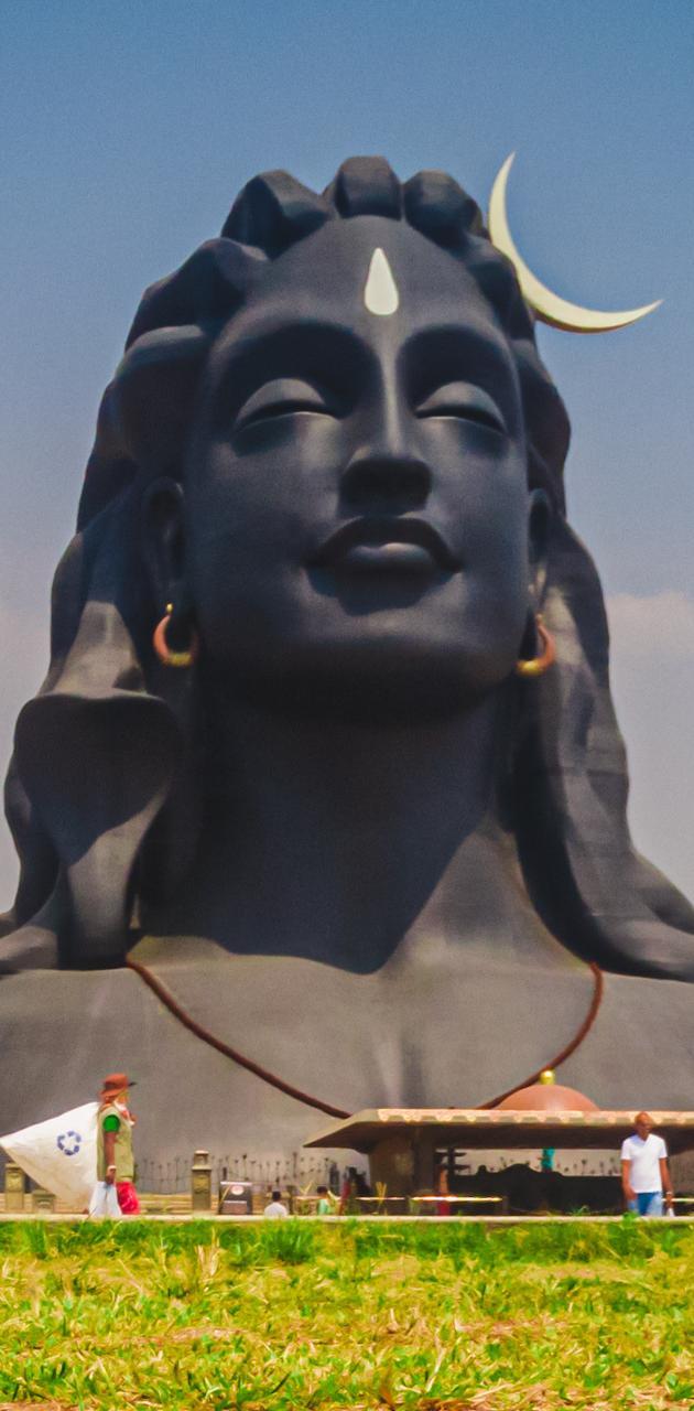 630x1280 Lord shiva temple wallpaper