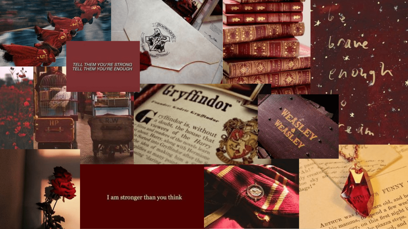 1366x768 Gryffindor laptop wallpaper harry potter
