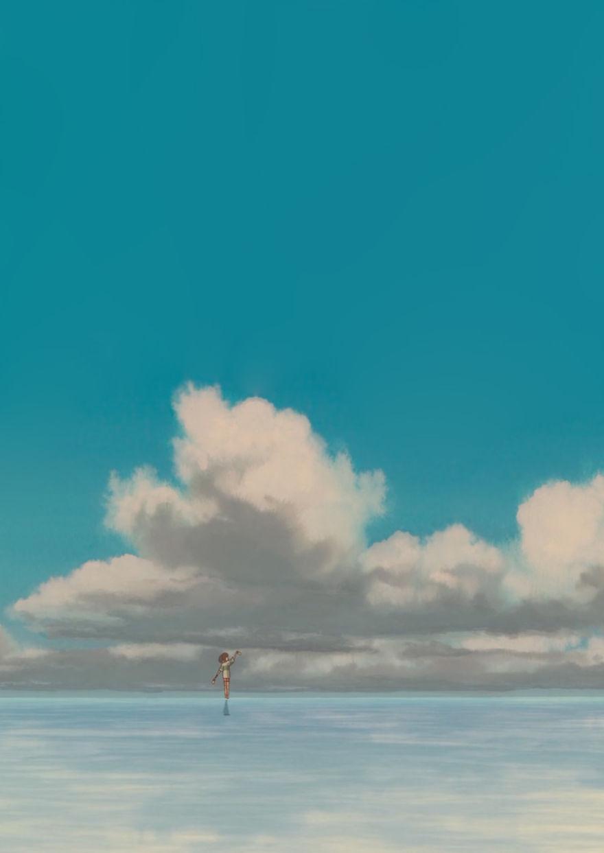 880x1243 Studio Ghibli Wallpaper