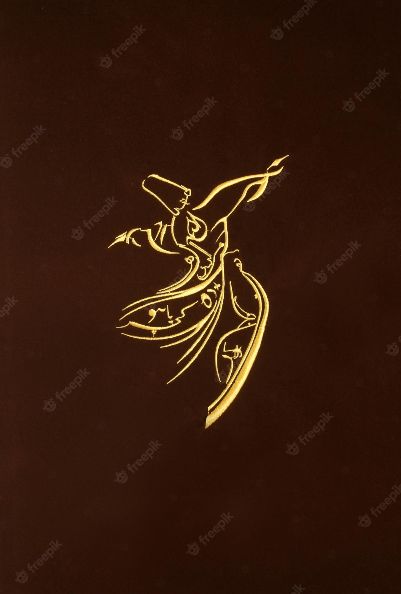 1352x2000 Premium Photo. Whirling dervish fabric processing