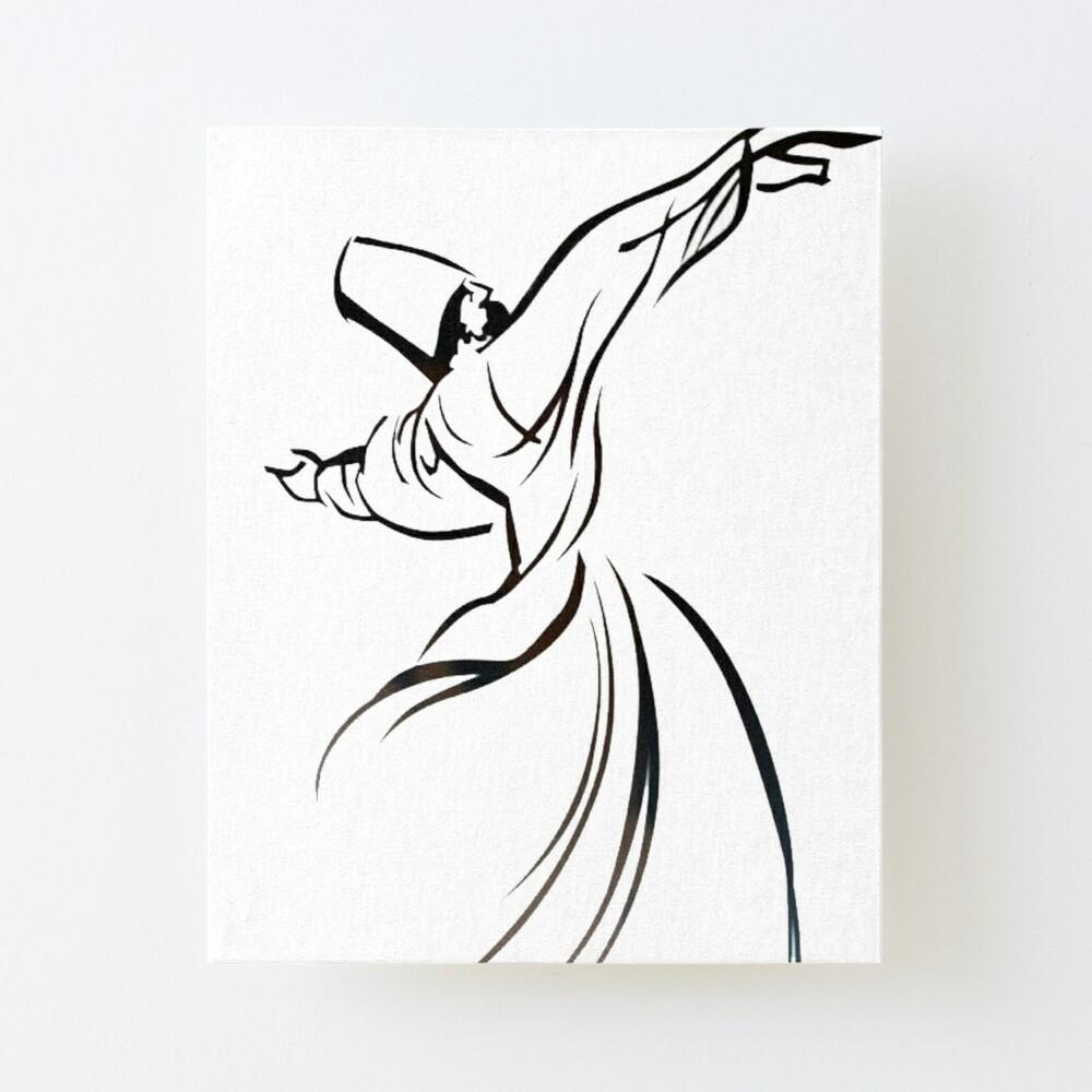 1000x1000 Whirling Dervish Art Board Print
