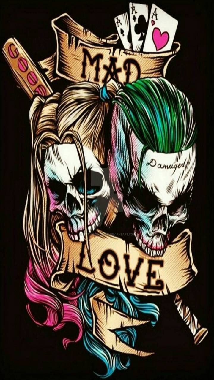 Mad Love Joker And Harley Quinn Wallpapers Top Free Mad