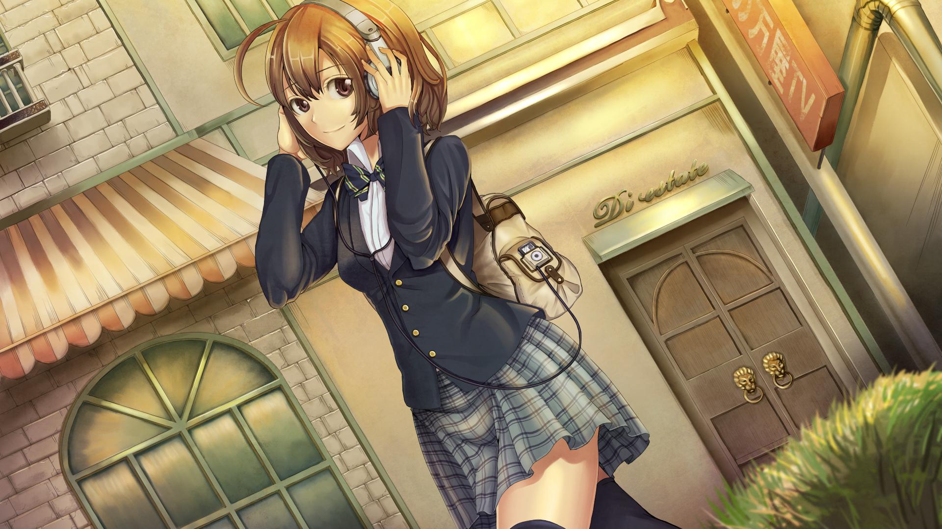 1920x1080 Anime School Girl 13809