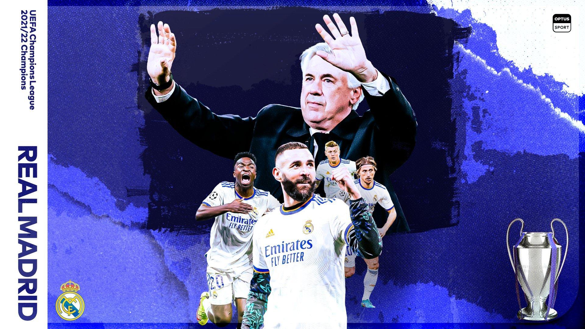 1920x1080 Real Madrid UEFA Champions League 2022 Wallpaper
