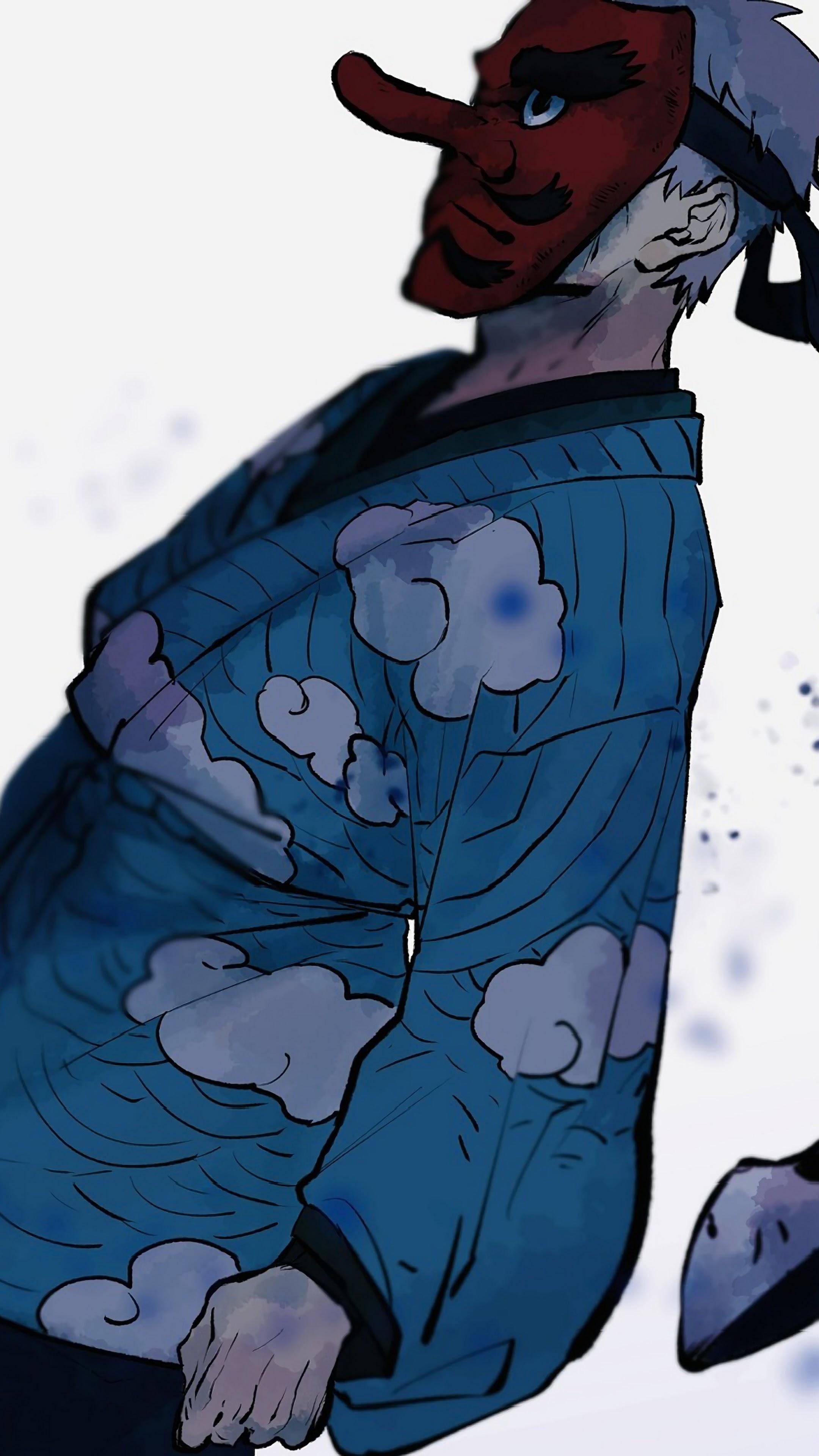 2160x3840 Sakonji Urokodaki Kimetsu No Yaiba Wallpaper
