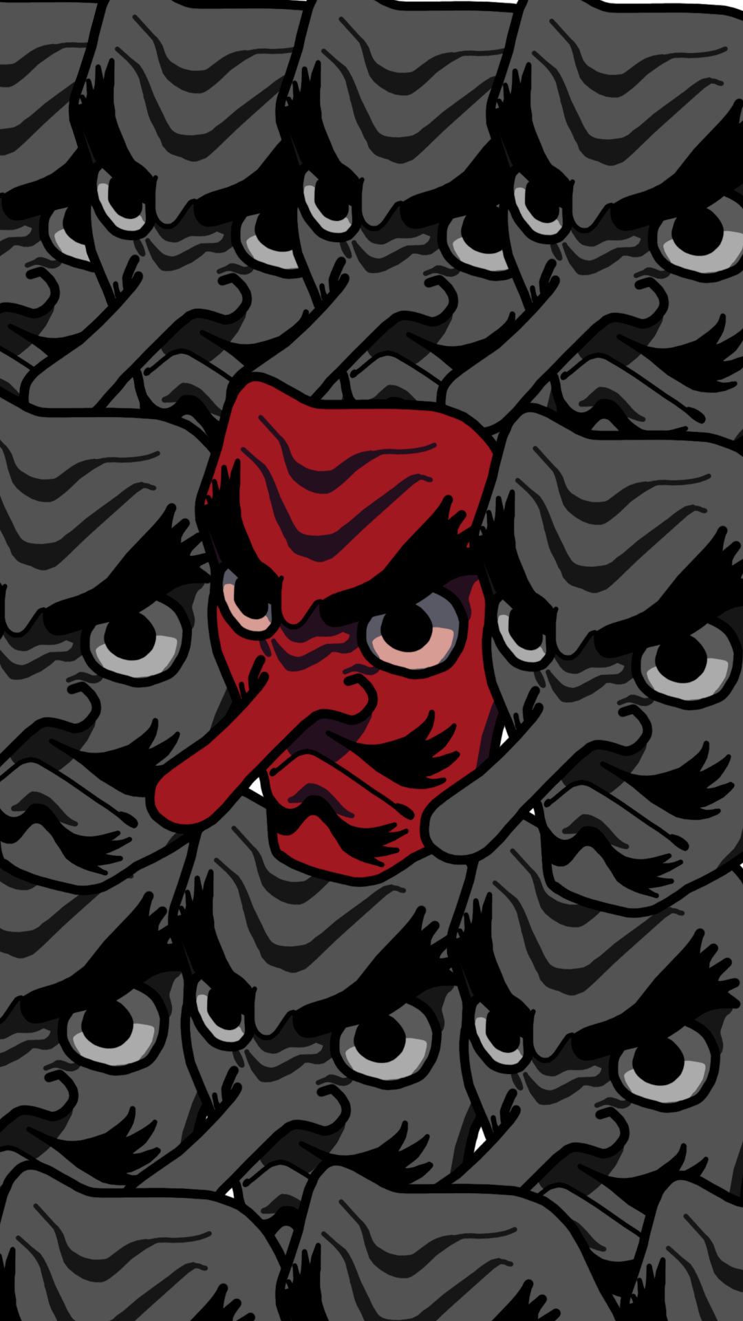 1080x1920 OC Made a slight change to my Urokodaki Sakonji wallpaper I made a while ago