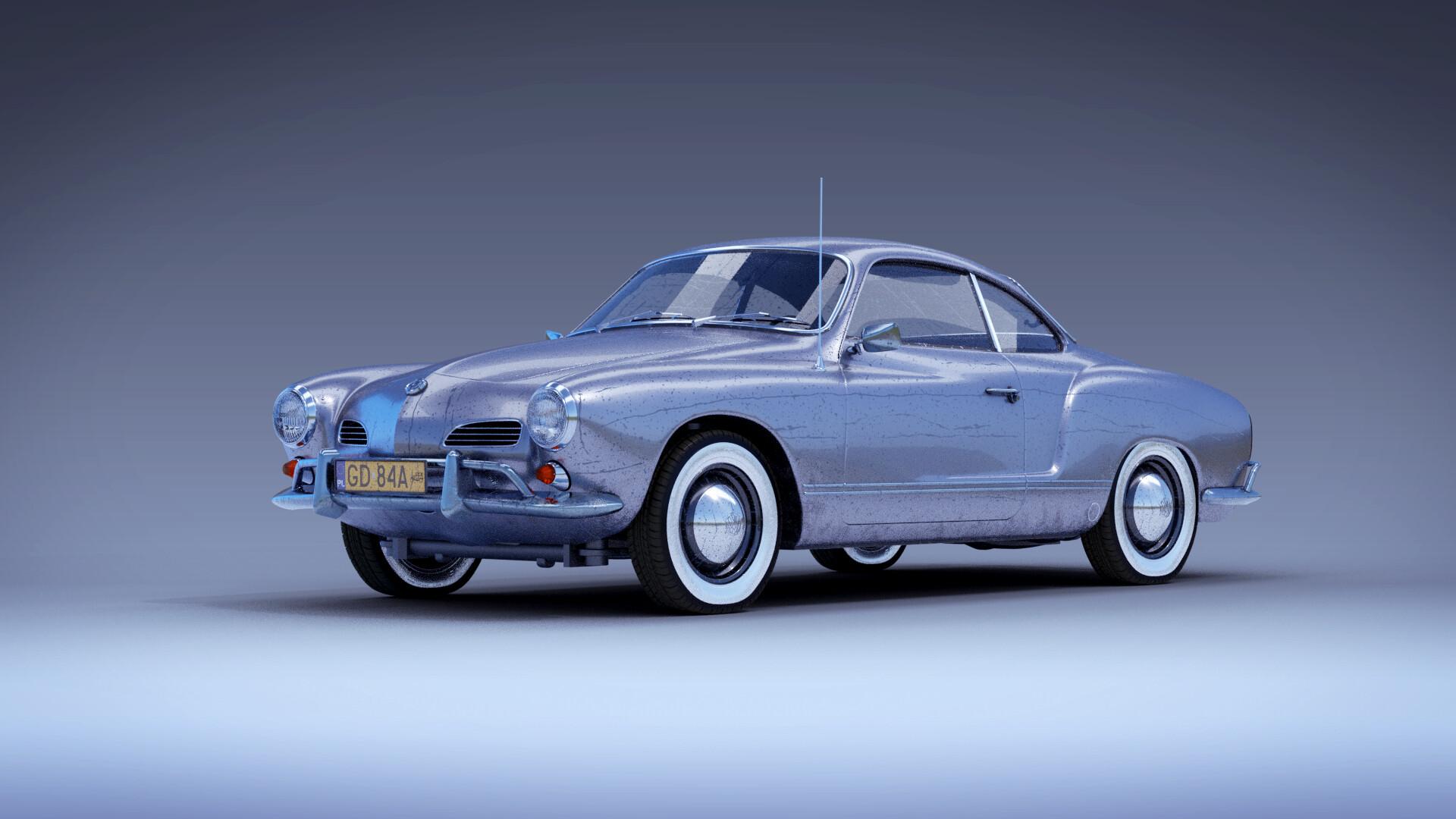 1920x1080 VW Karmann Ghia Render Challenge 2020