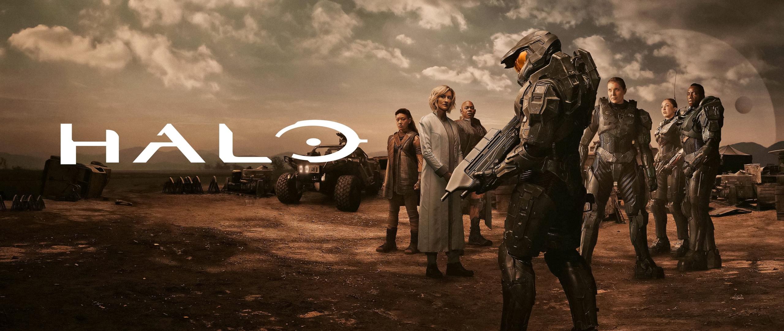2560x1080 Halo Wallpaper 4K, 2022 Series, Master Chief, Natascha McElhone, Movies
