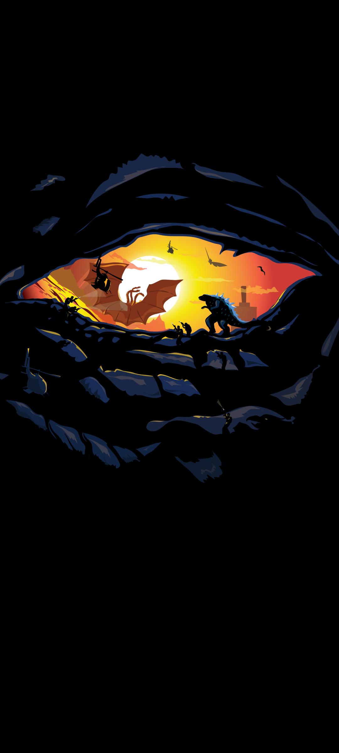 1080x2400 Godzilla King of the Monsters Minimalist 1080x2400 Resolution Wallpaper, HD Minimalist 4K Wallpaper, Image, Photo and Background