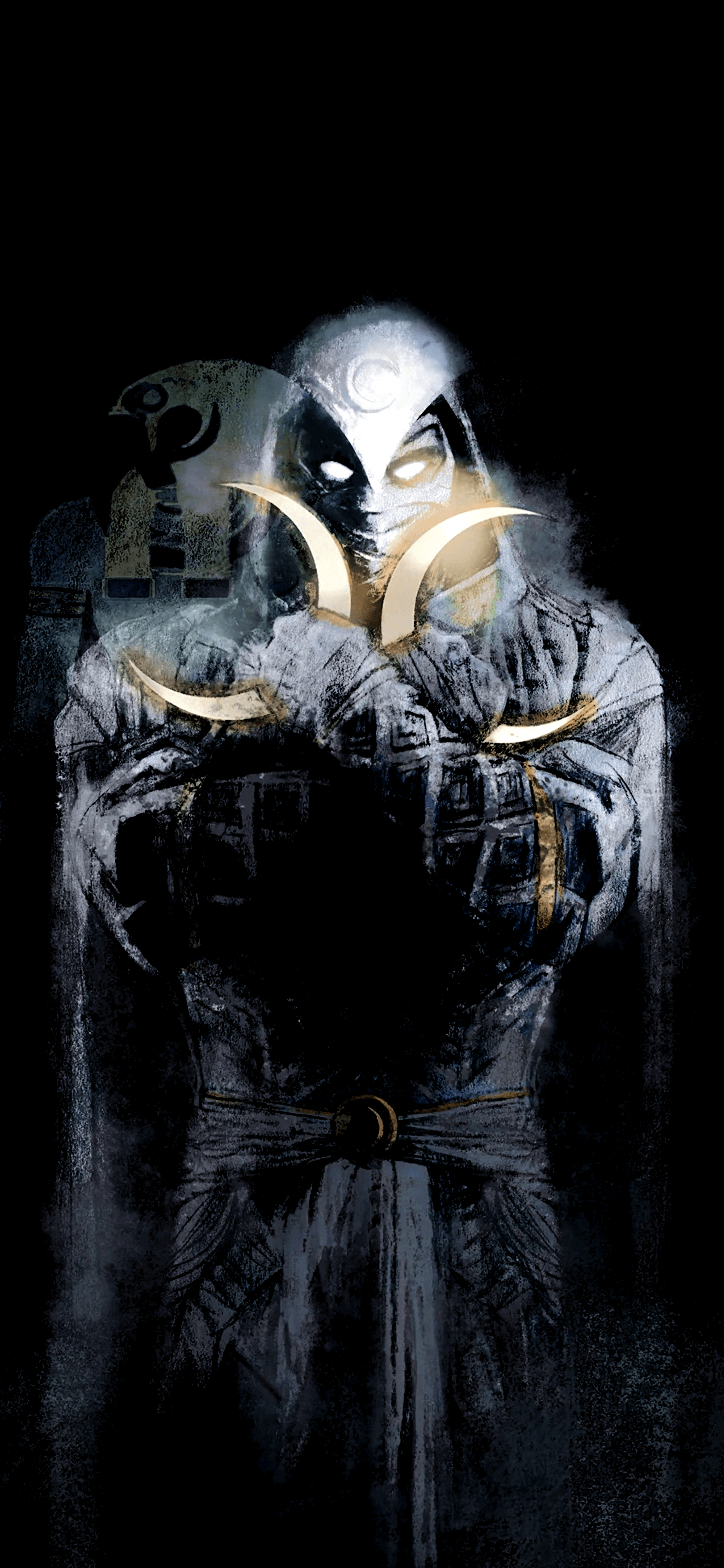 2391x5181 Moon Knight Wallpaper
