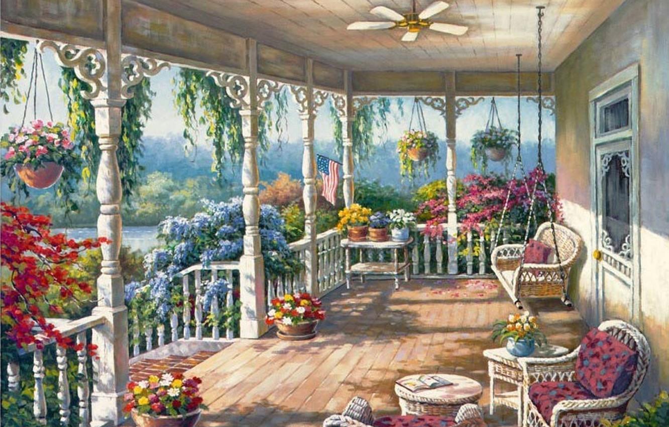 Garden Painting Wallpapers Top Free Garden Painting Backgrounds
