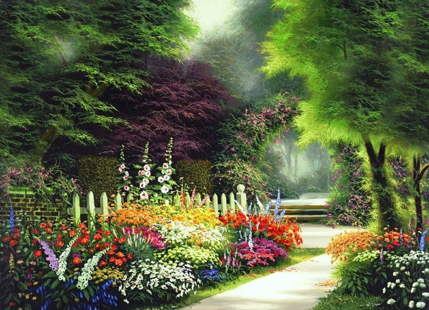 Garden Painting Wallpapers - Top Free Garden Painting Backgrounds ...