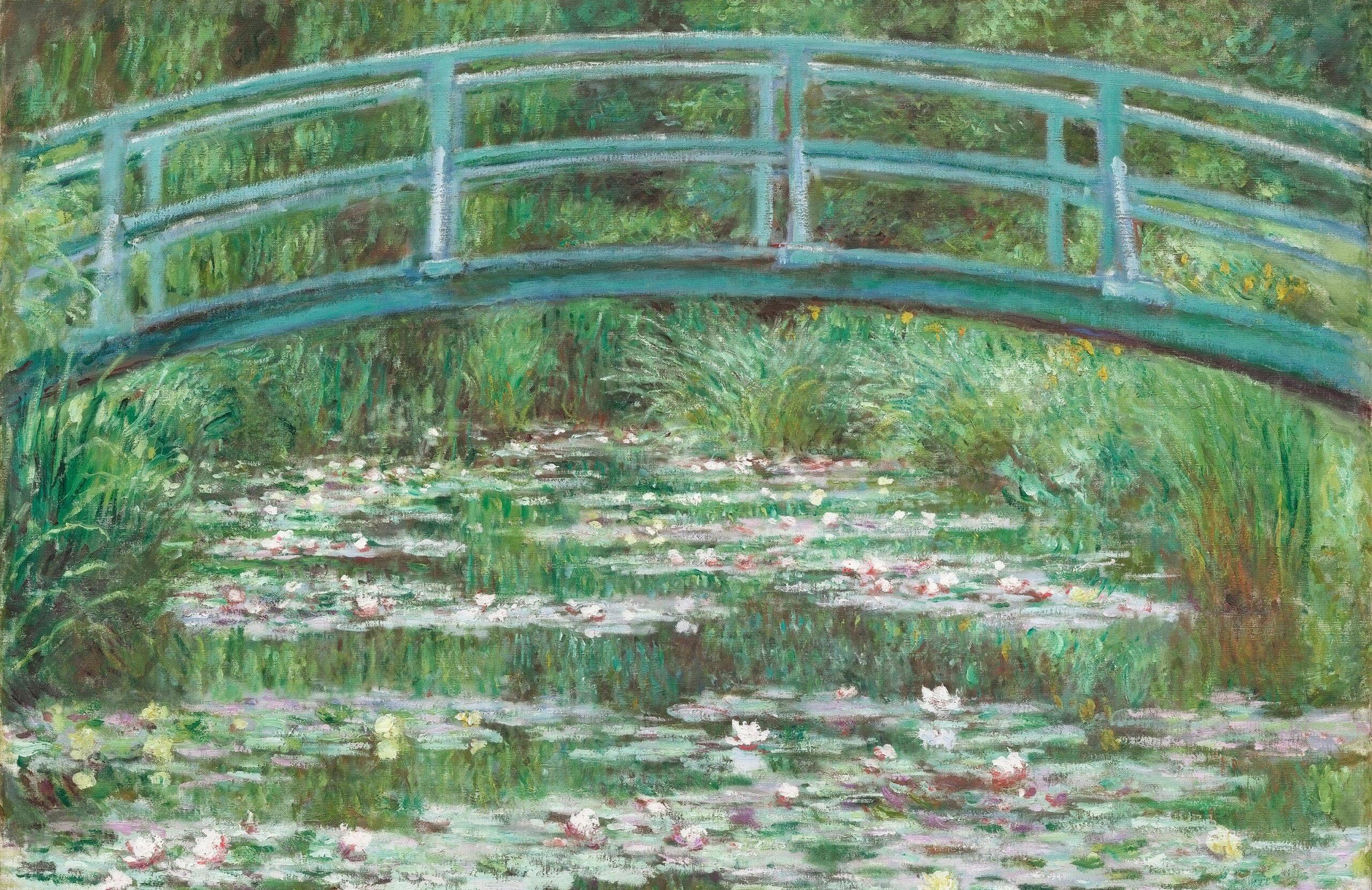 2560x1661 Monet Lily Pond Painting Art Wallpaper Mural