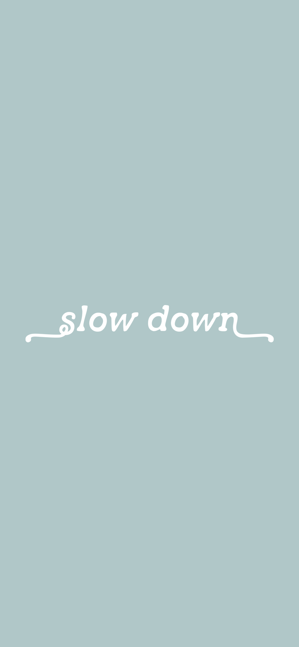 1000x2165 Slow Down