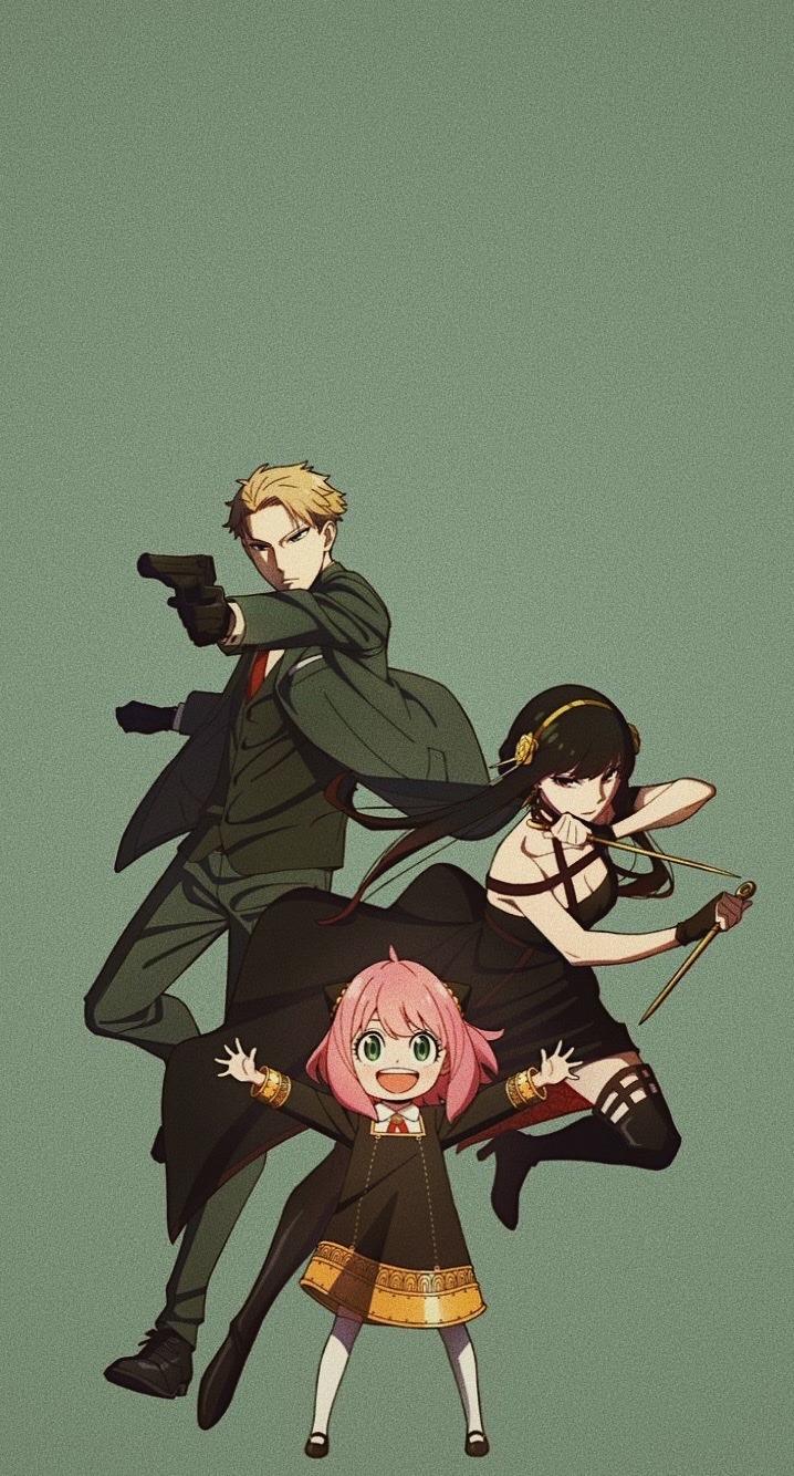 718x1334 spy x family wallpaper