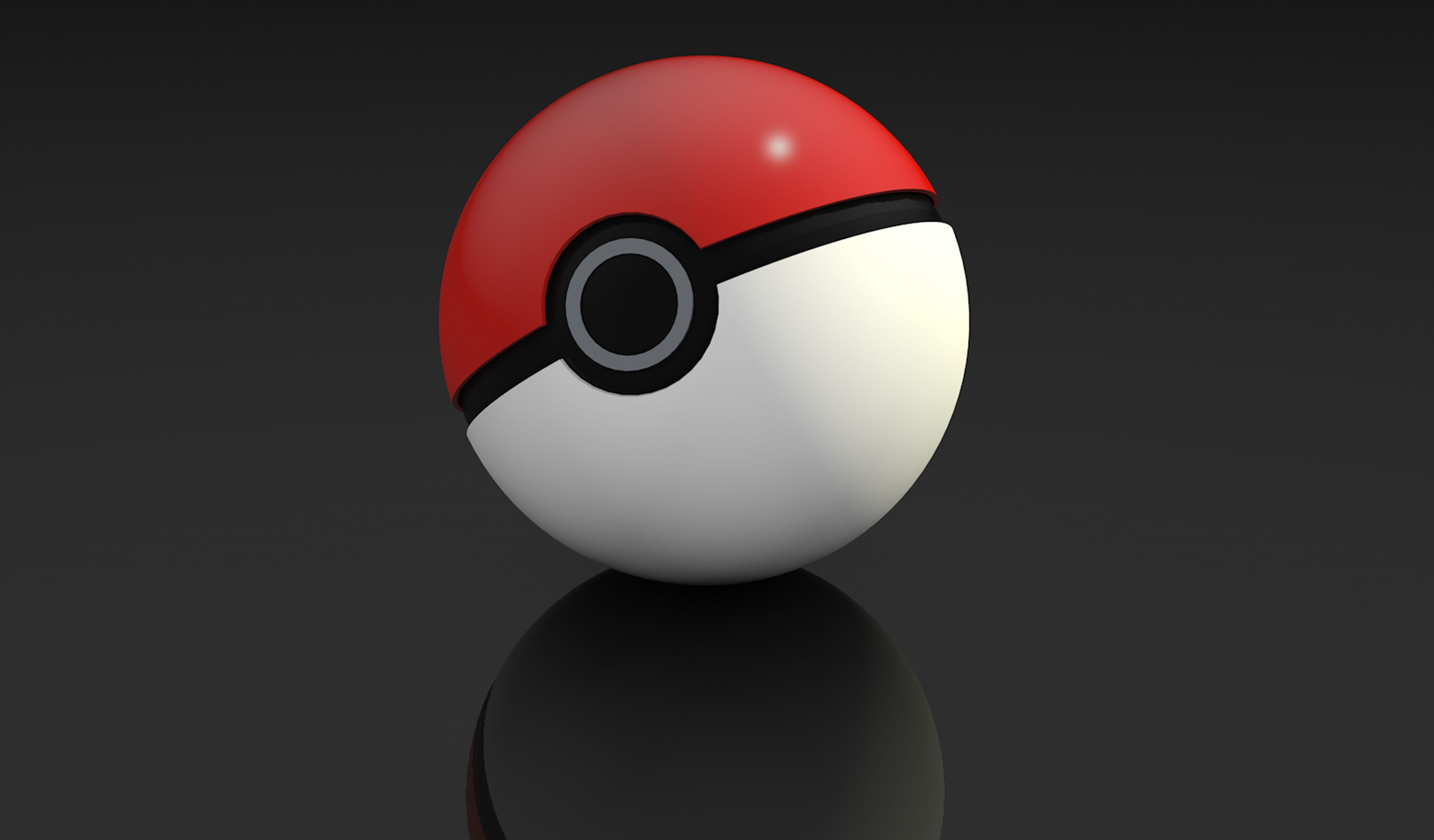 5987x3508 Download wallpaper 5987x3508 pokemon go, pokebol, game, 3D HD background