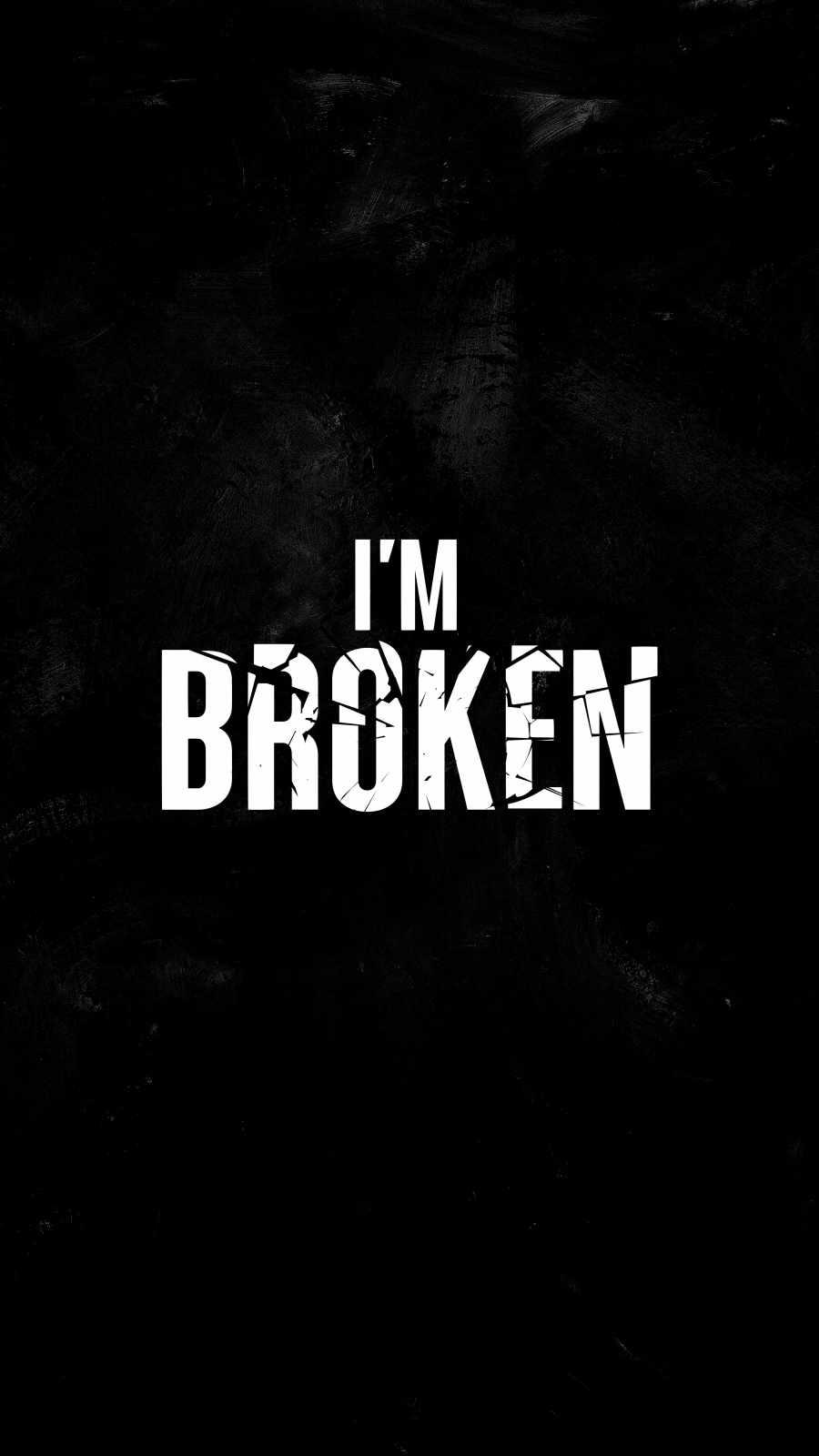 L am broken. Обои i am broken. I am broken.