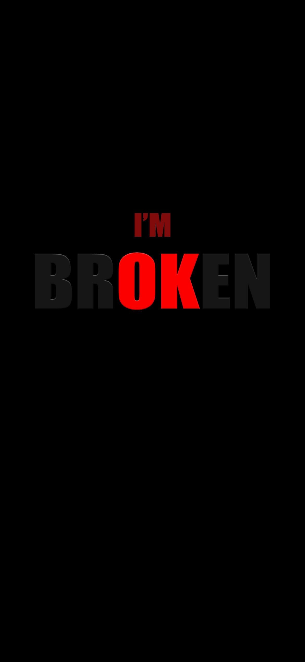 1170x2532 Sad Broken Wallpaper