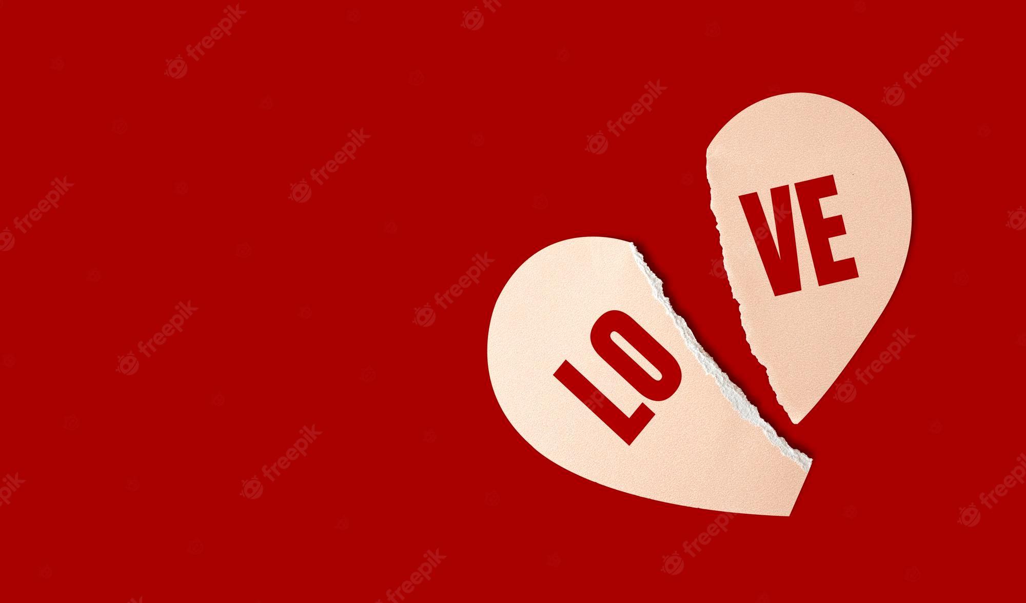 2000x1176 Broken Heart Wallpaper Image. Free Vectors, & PSD