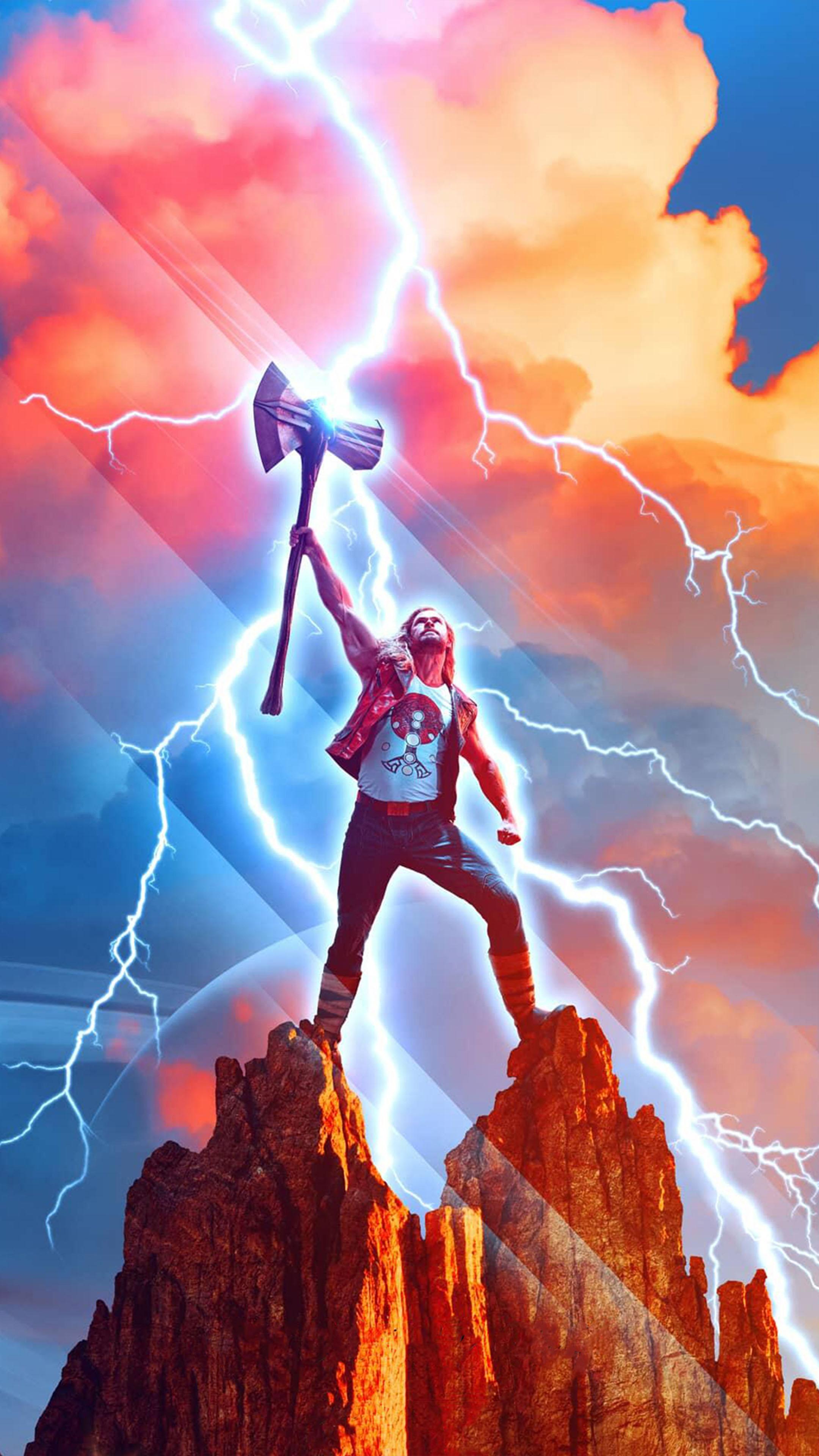 2160x3840 Chris Hemsworth In Thor Love And Thunder 4K Ultra HD Mobile Wallpaper