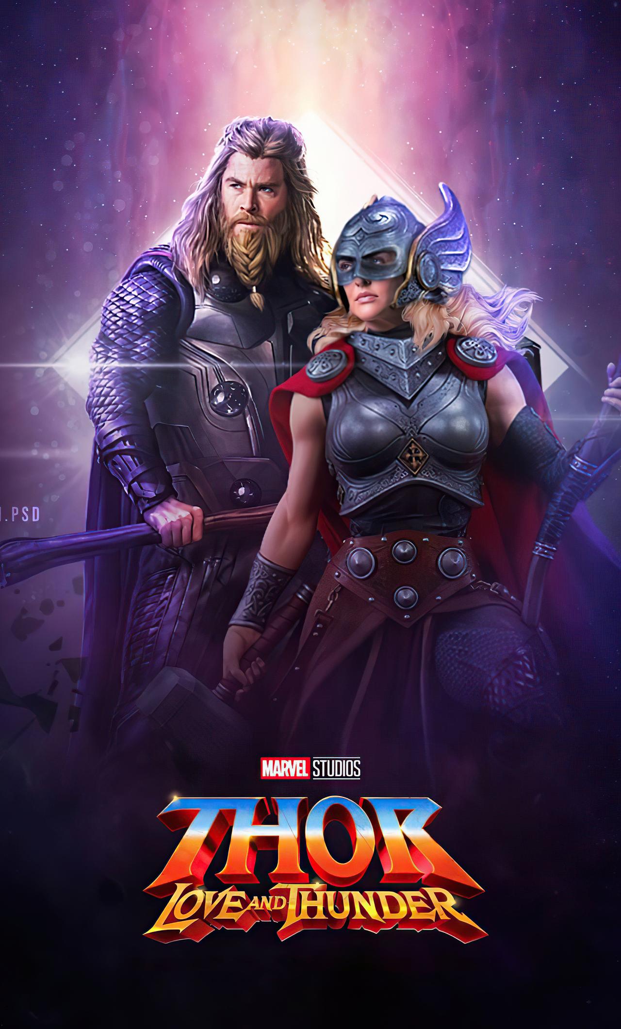 1280x2120 Thor Love And Thunder iPhone HD 4k Wallpaper, Image, Background, Photo and Picture
