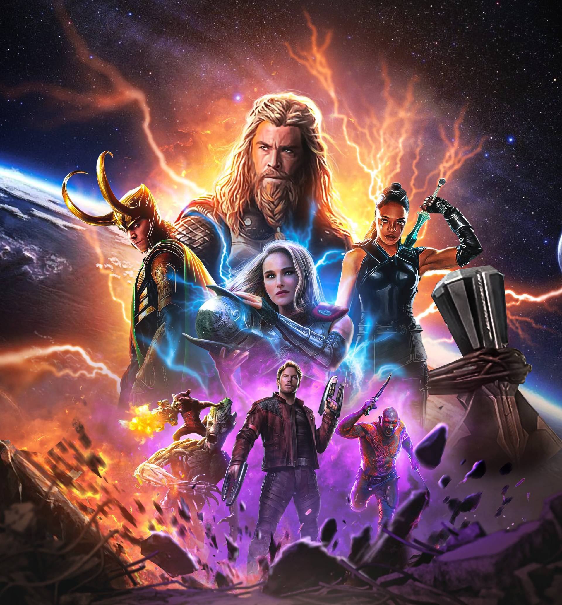 1920x2066 Marvel Thor Love and Thunder Movie 2022 Wallpaper, HD Movies 4K Wallpaper, Image, Photo and Background