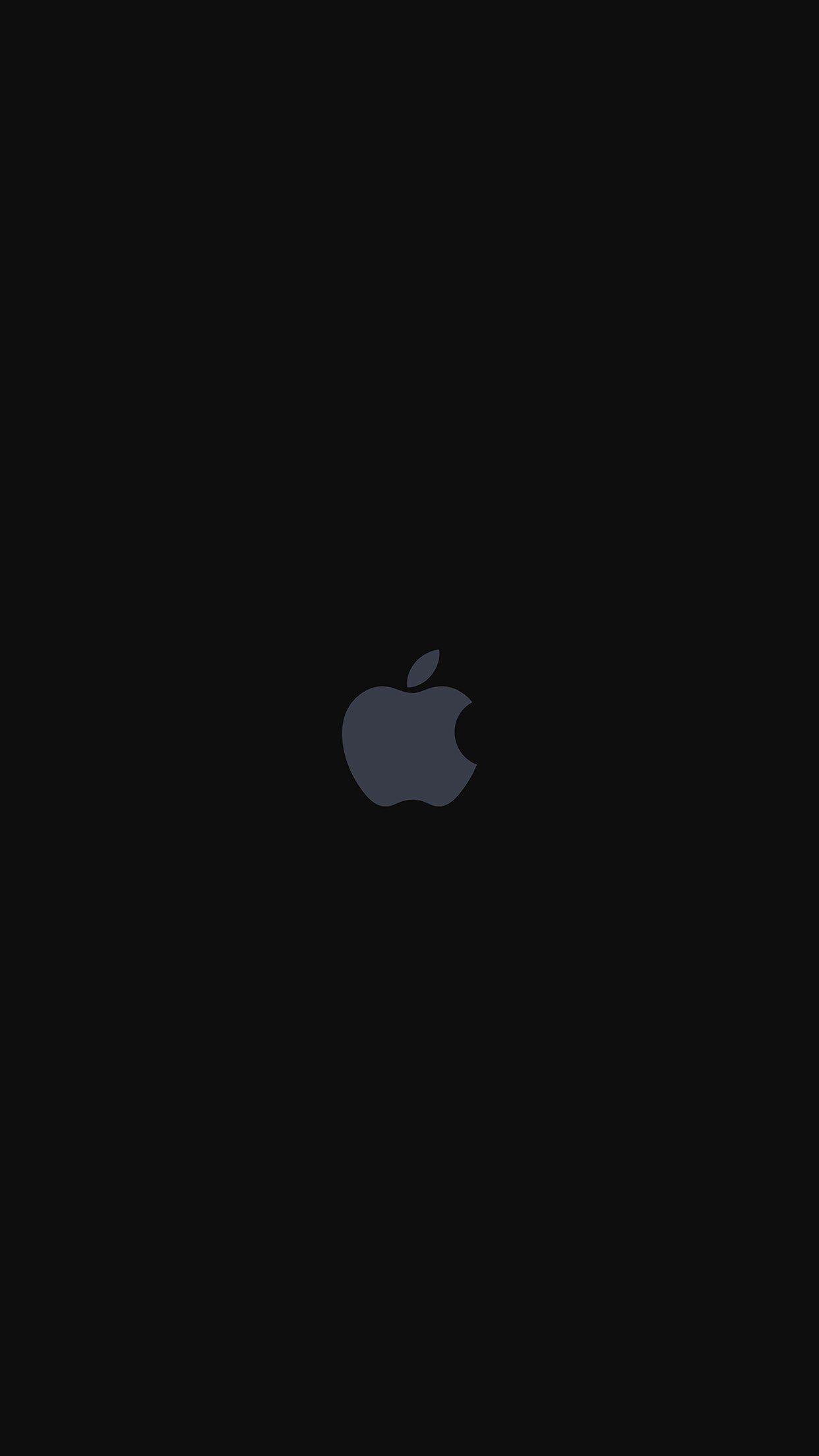 1242x2208 iPhone7 wallpaper. iphone7 apple logo dark