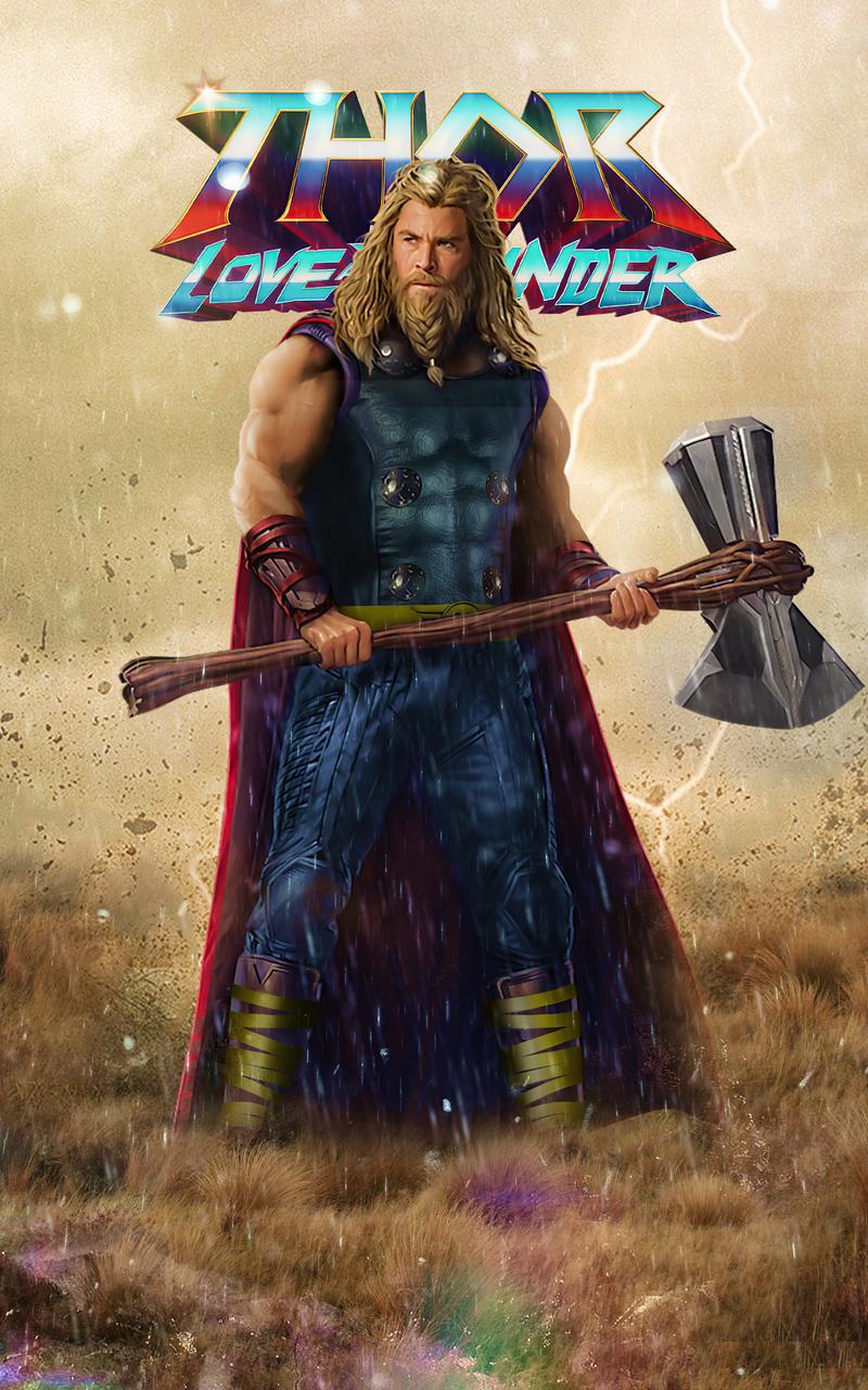 800x1280 Thor Love And Thunder Poster 5k Nexus Samsung Galaxy Tab Note Android Tablets HD 4k Wallpaper, Image, Background, Photo and Picture