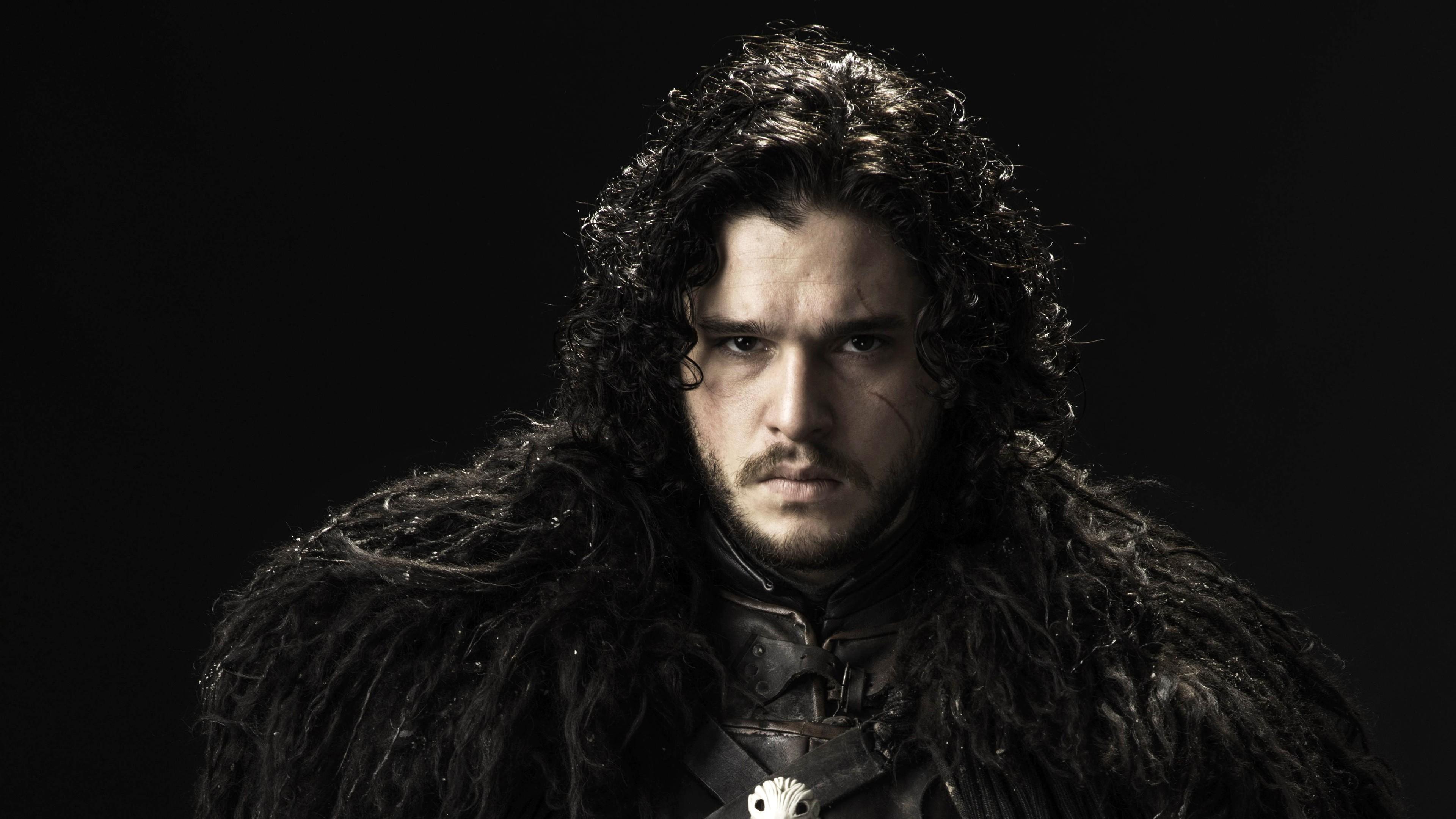 3840x2160 Jon Snow Wallpaper 4K, Kit Harington, Game of Thrones