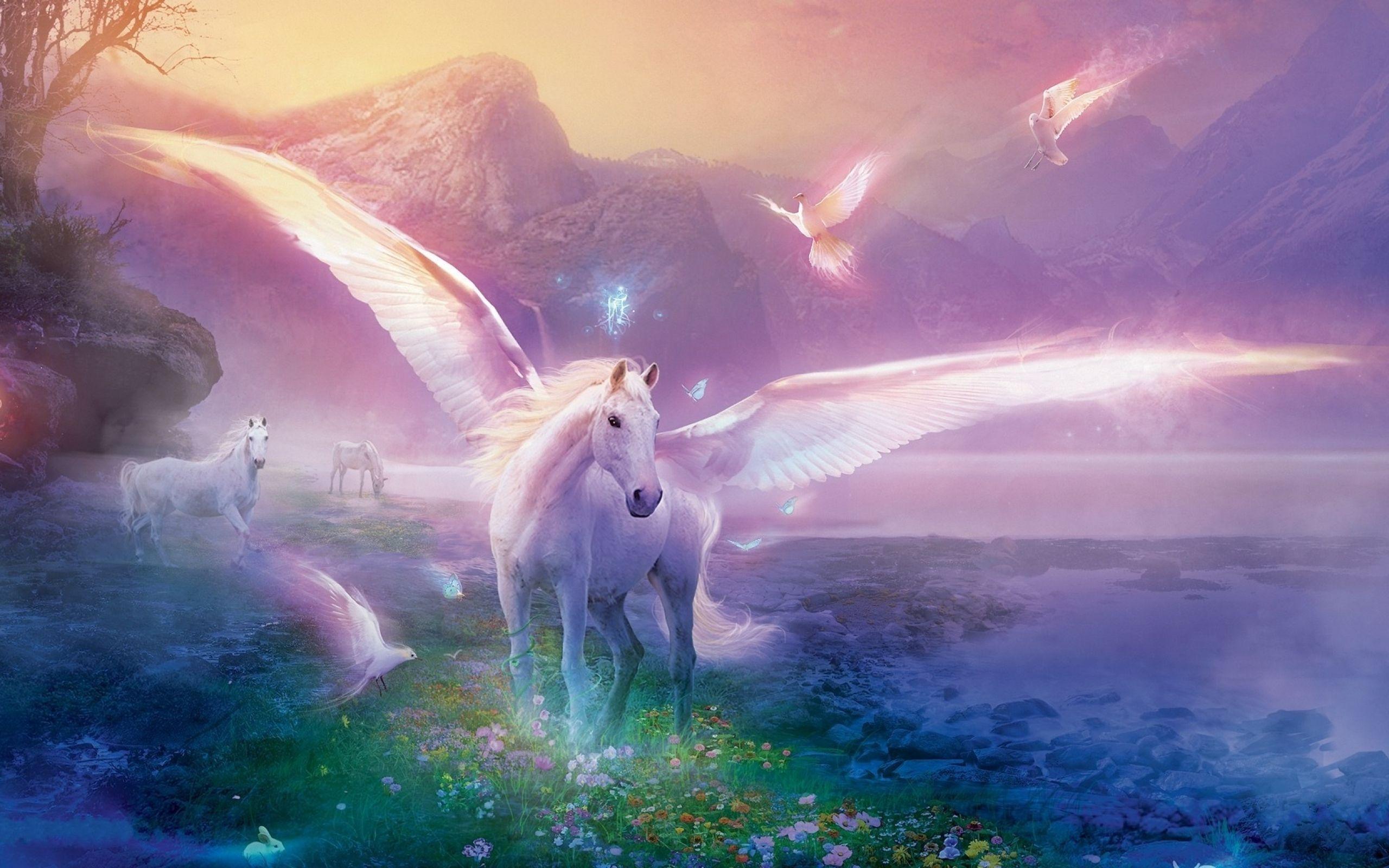 Galaxy Anime Moving Unicorn Real Magical Unicorn