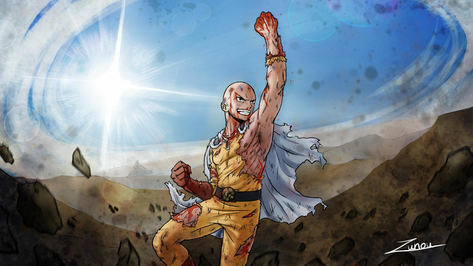 1920x1080 Cool Saitama HD One Punch Man Art Wallpaper, HD Artist 4K Wallpaper, Image, Photo And Background