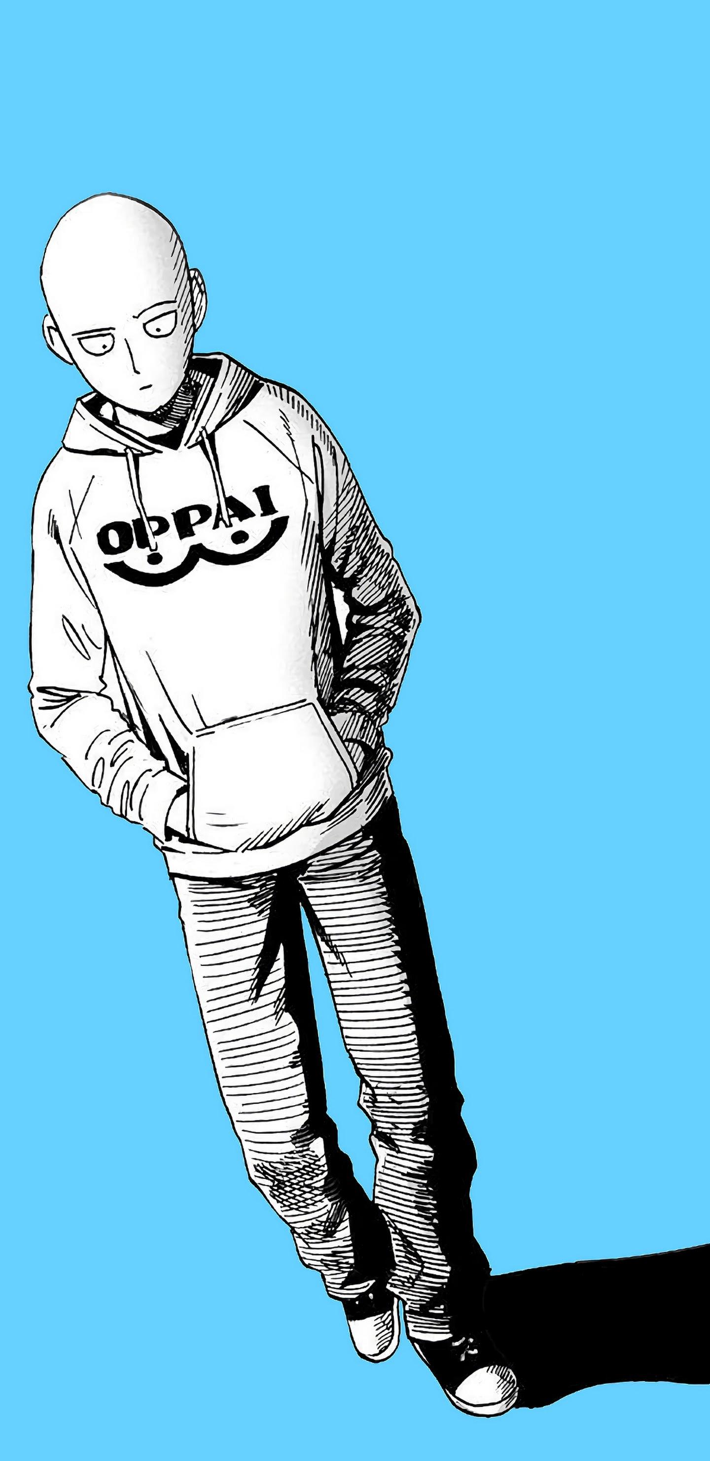 1440x2960 Saitama One Punch Man 4K Wallpaper