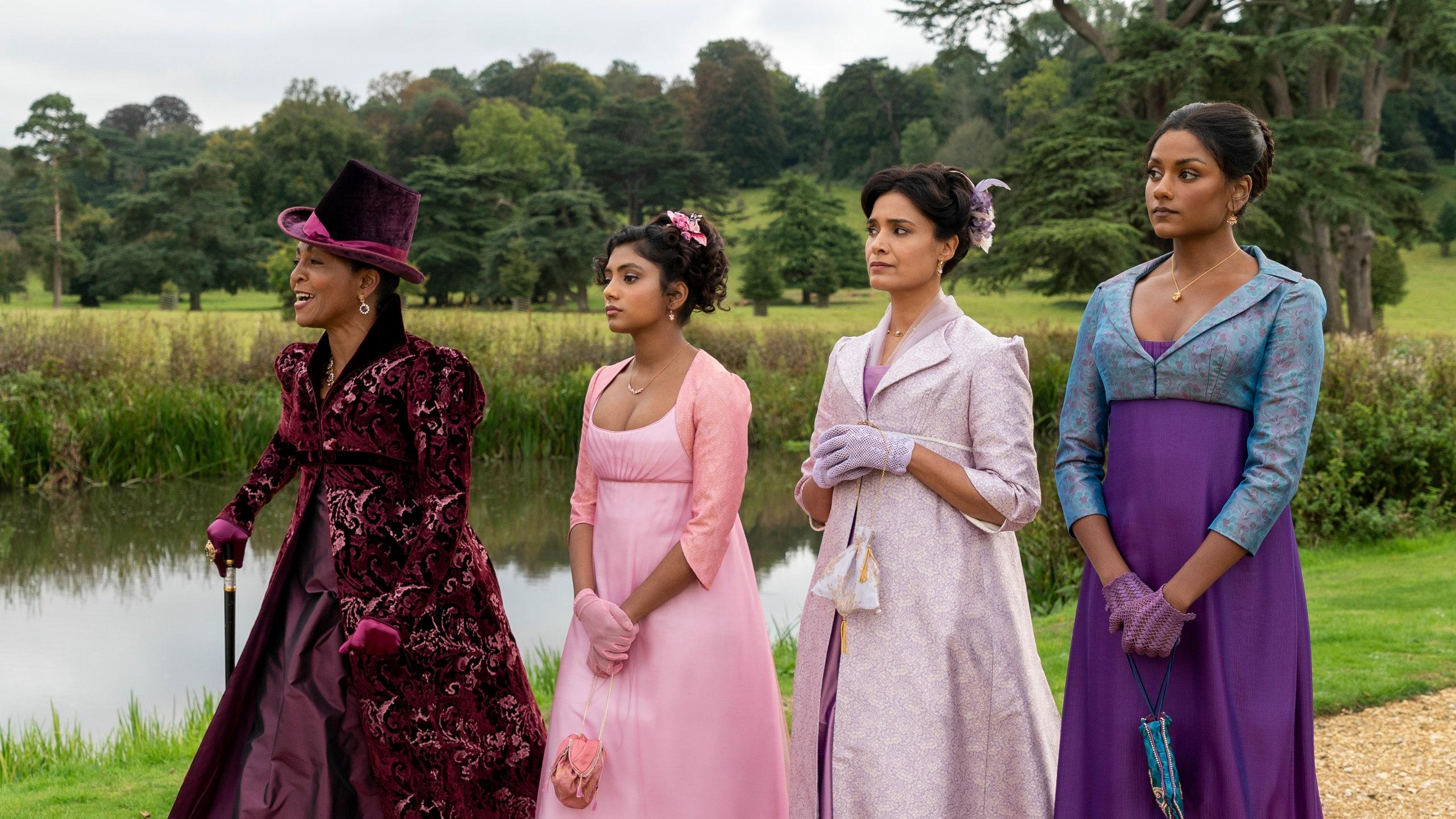 2560x1440 Bridgerton” Season 2 Cast: Meet New Characters Kate & Edwina Sharma