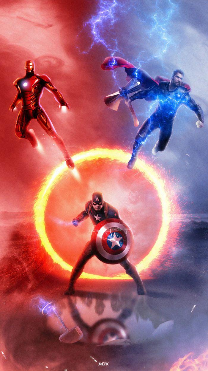 700x1244 iron man, thor, captain america, hd, superheroes, artwork, avengers endgame, behance for iPhone. Avengers, Avengers wallpaper, Iron man HD wallpaper
