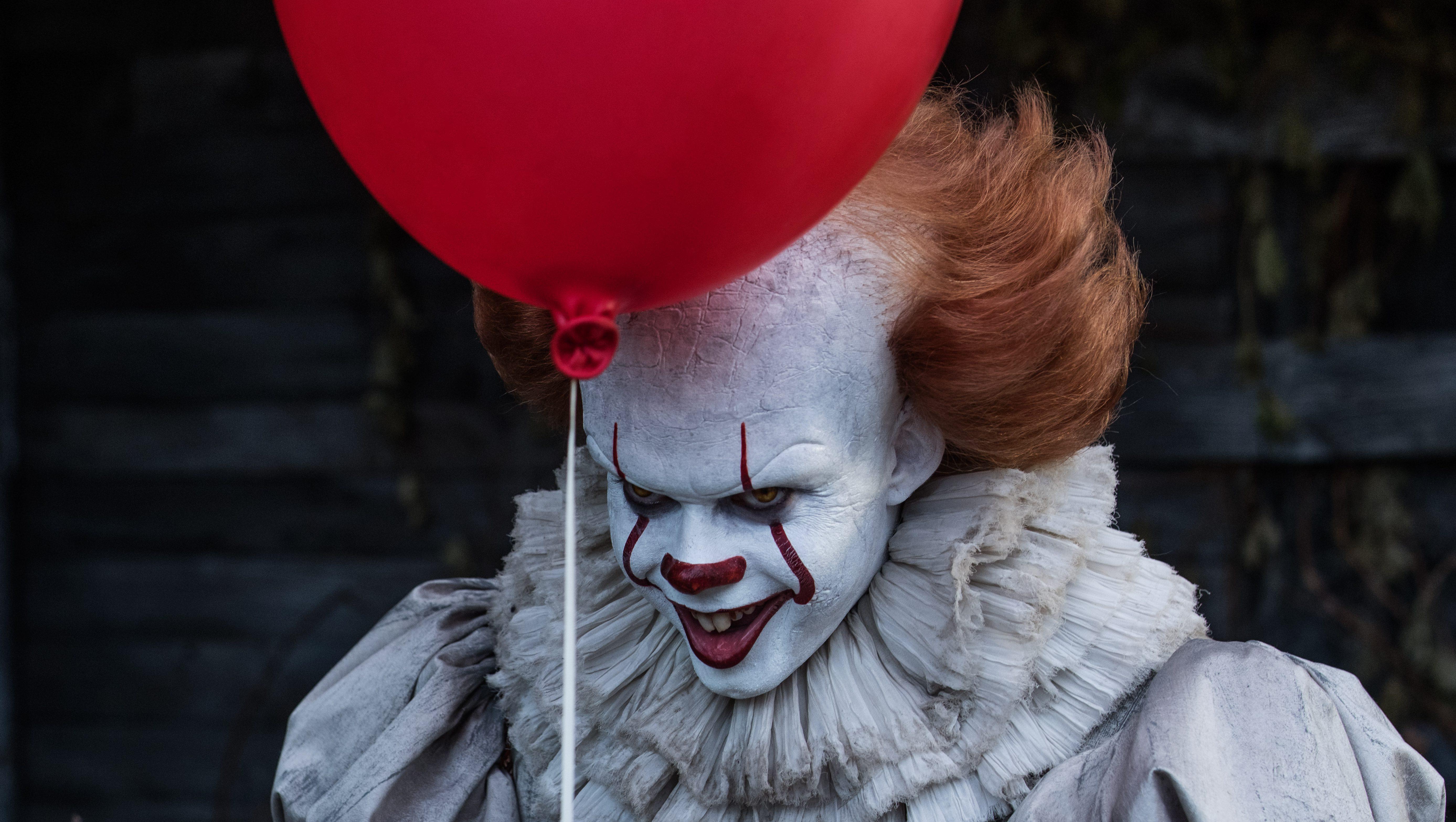 5550x3135 Bill Skarsgard As Clown Pennywise It 5k, HD Movies, 4k Wallpaper, Image, Background, Photo and Picture