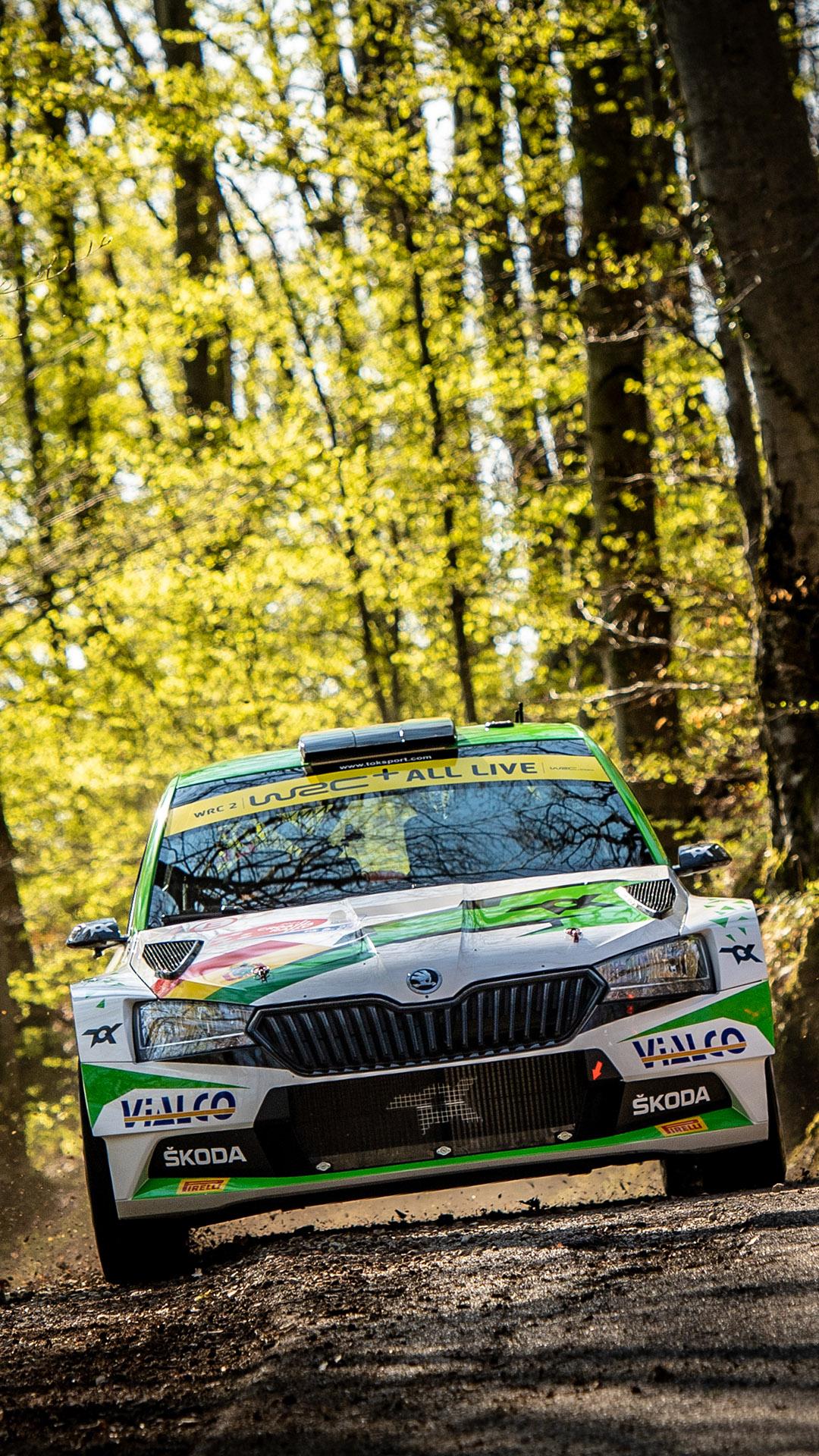 1080x1920 Download Croatia Rally Wallpaper for Your Phone - ŠKODA Motorsport