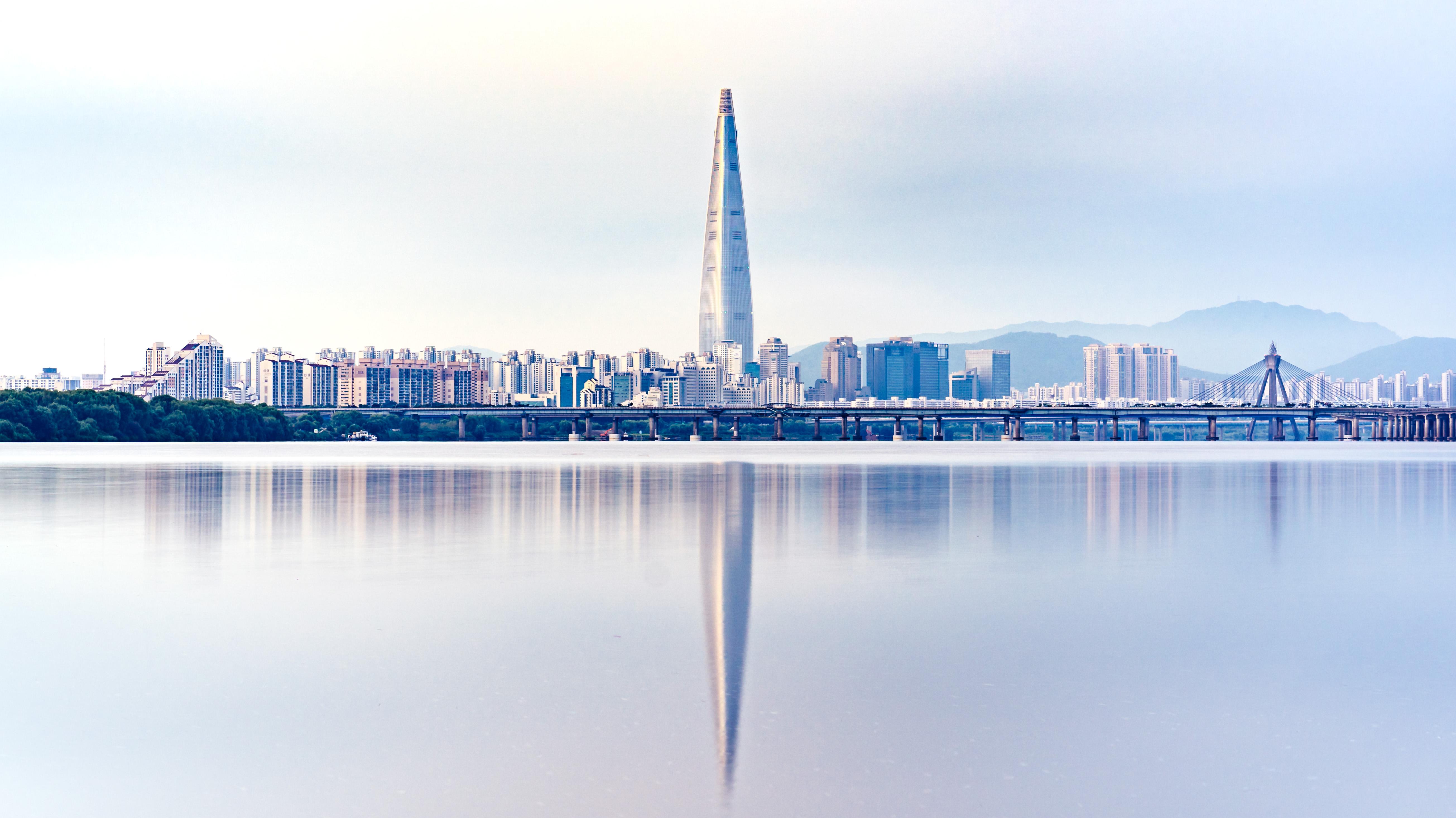 5218x2935 Han River and Lotte World