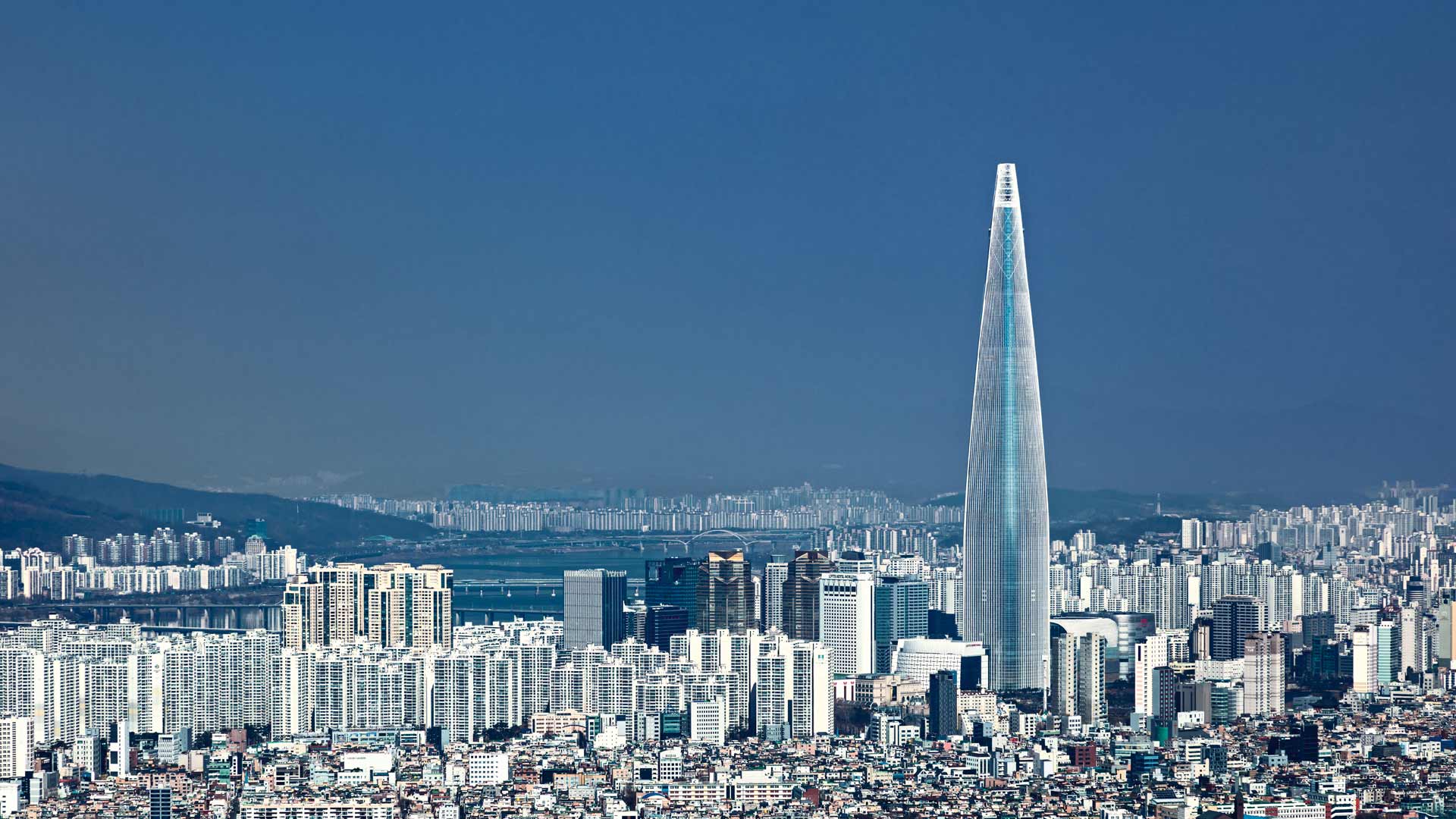 1920x1080 Lotte World Tower. One Listone Giordano