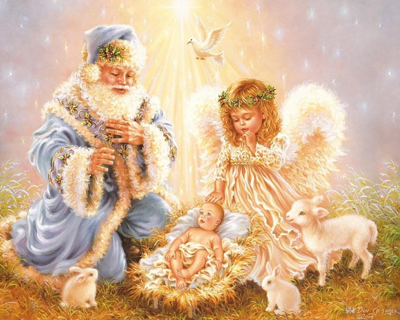 Christmas Nativity & Angels Wallpapers - Top Free Christmas Nativity ...