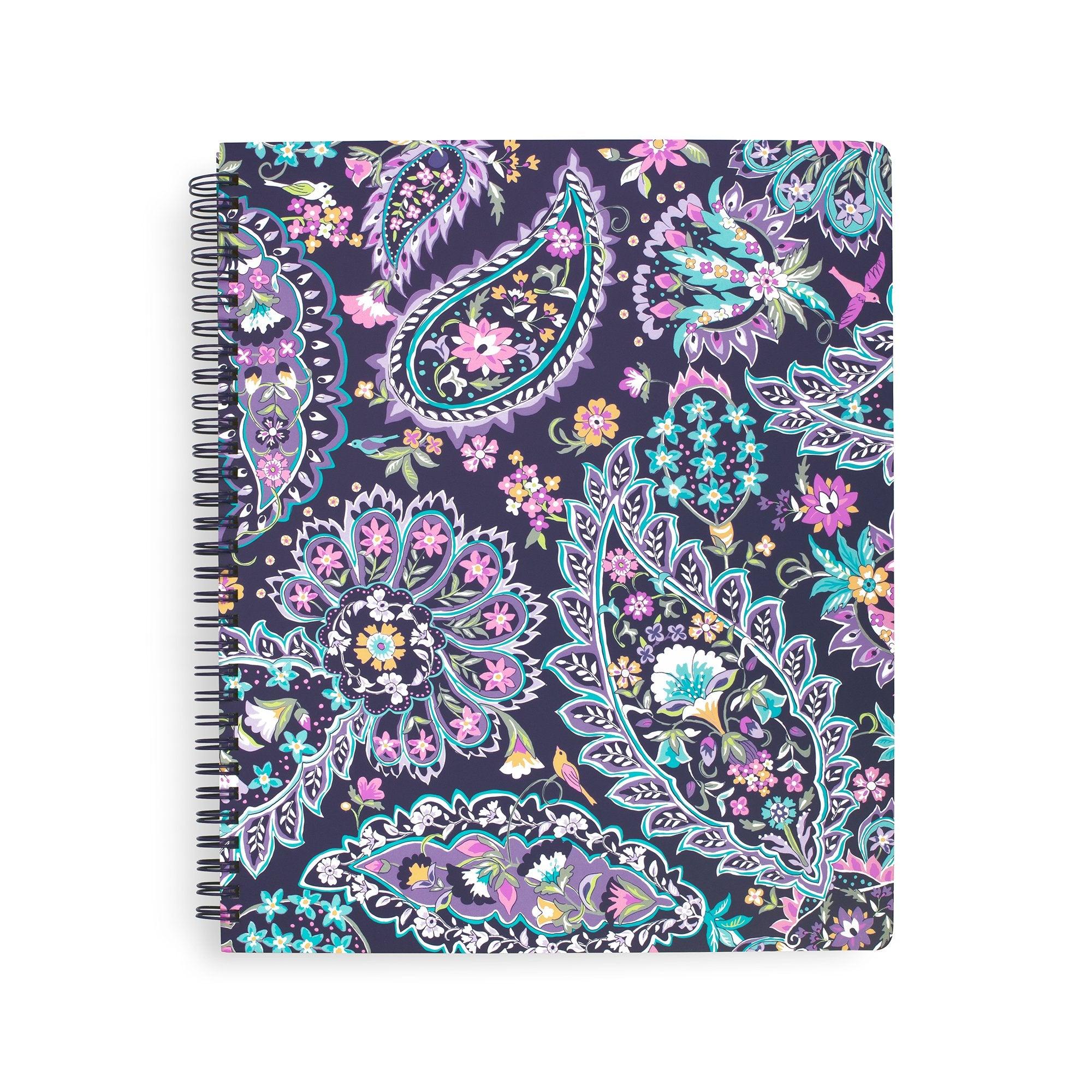 2000x2000 Vera Bradley Large Notebook with Pocket, French Paisley